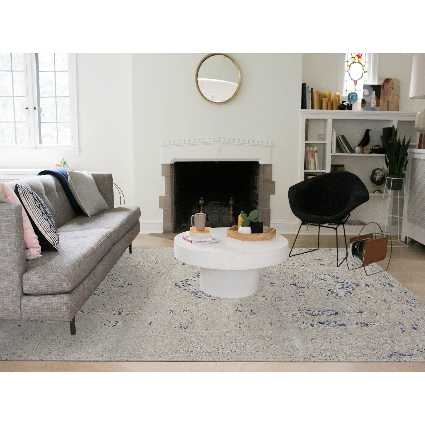 Transitional-Hand-Knotted-Rug-390790