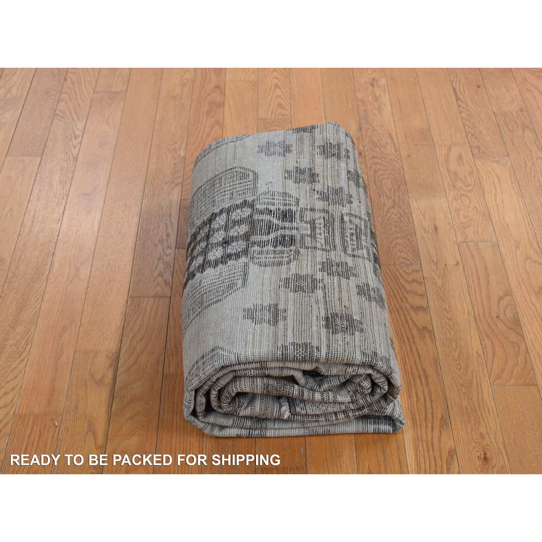 Tribal-Geometric-Hand-Knotted-Rug-390010