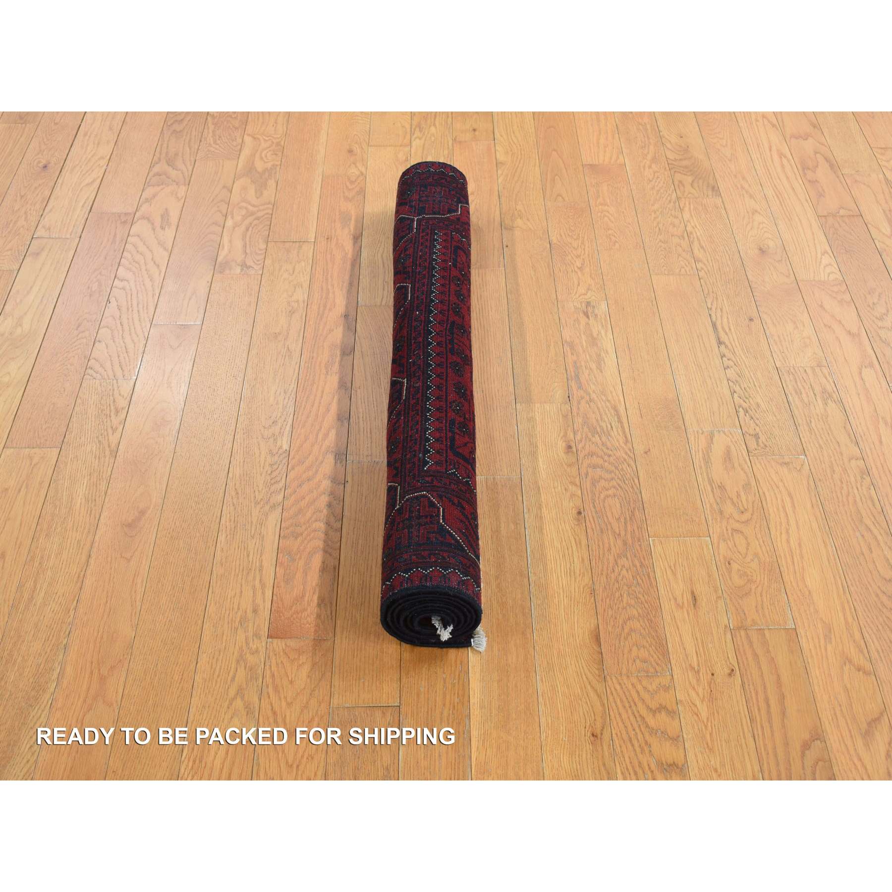 Tribal-Geometric-Hand-Knotted-Rug-390455