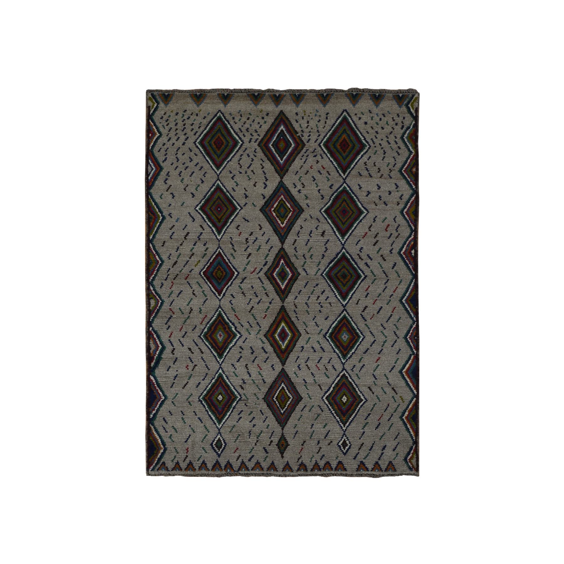 Tribal-Geometric-Hand-Knotted-Rug-390705