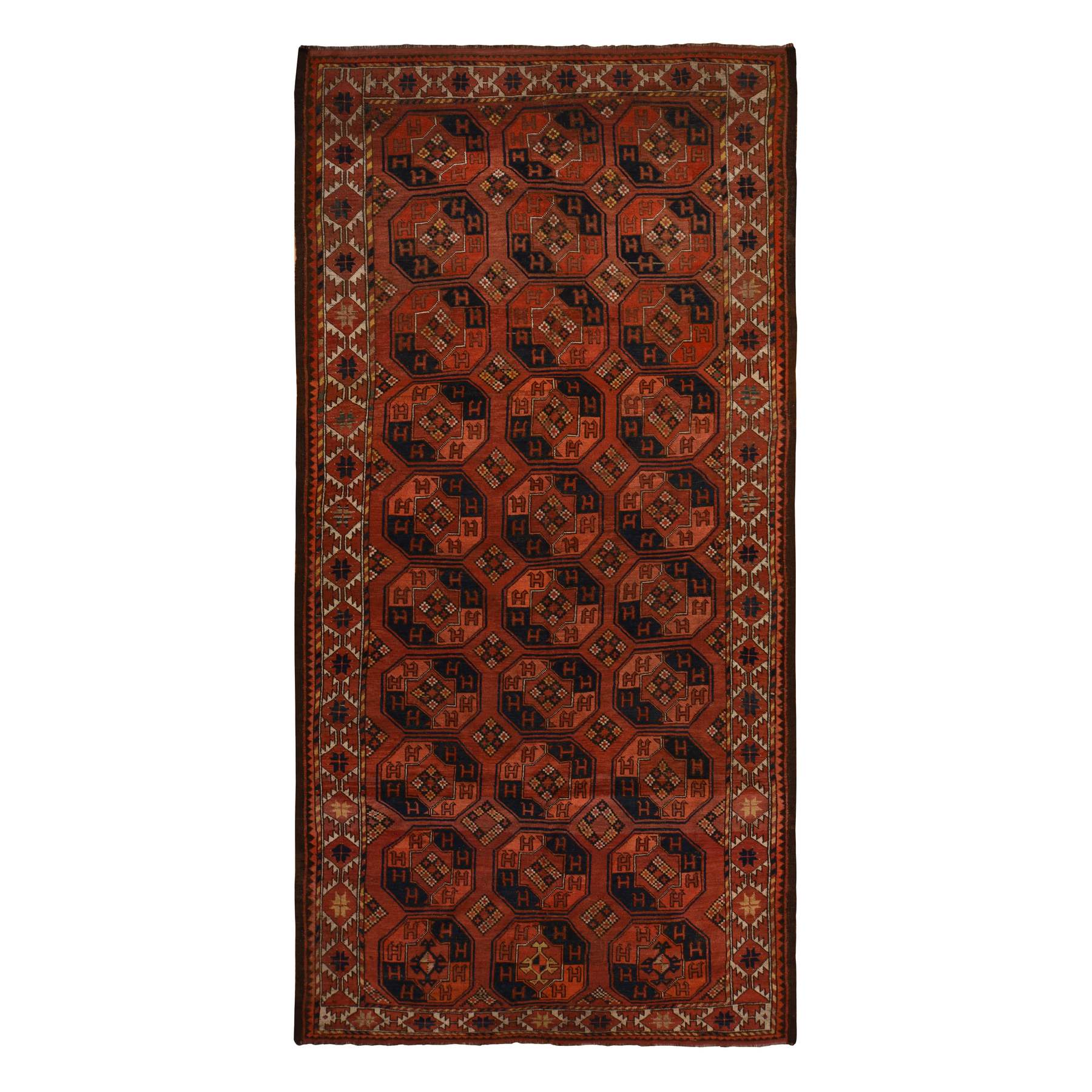 Tribal-Geometric-Hand-Knotted-Rug-391520