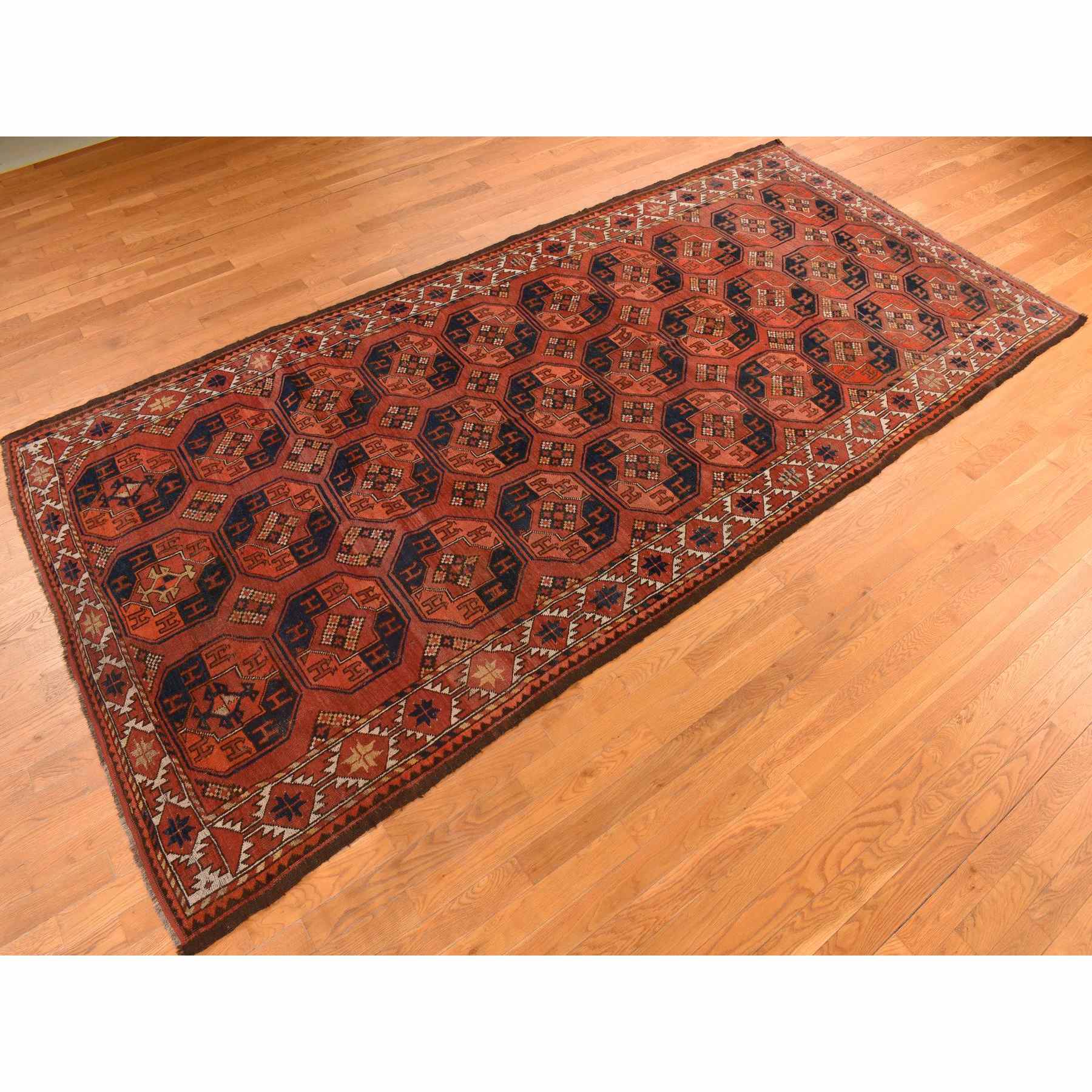 Tribal-Geometric-Hand-Knotted-Rug-391520