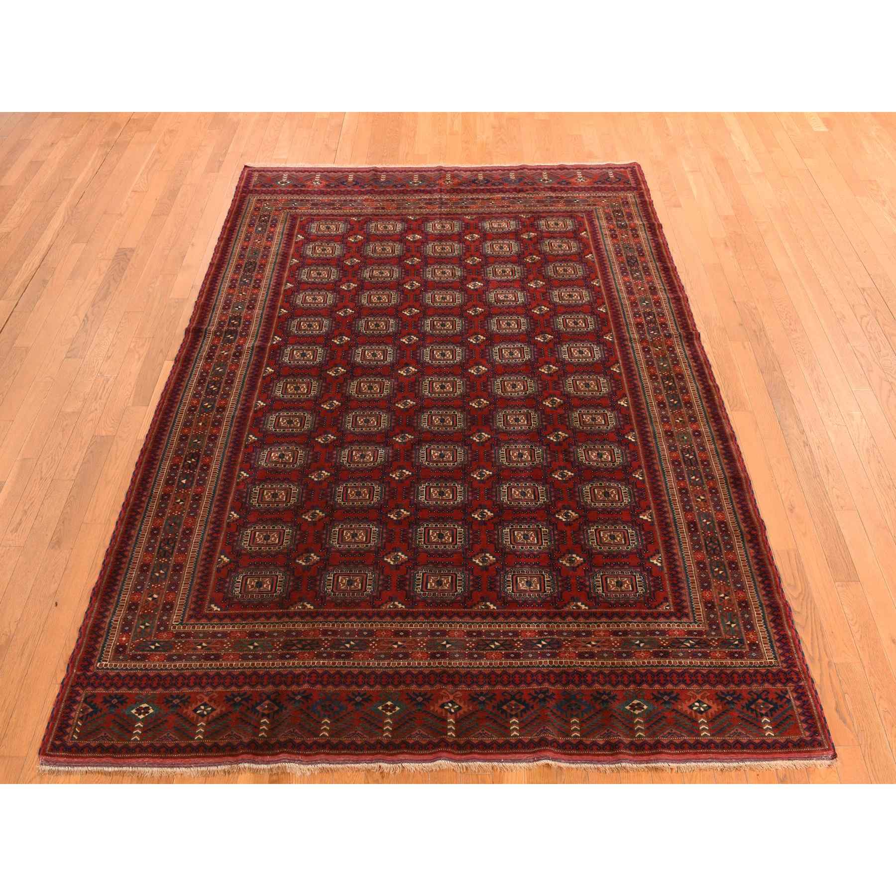 Tribal-Geometric-Hand-Knotted-Rug-391525