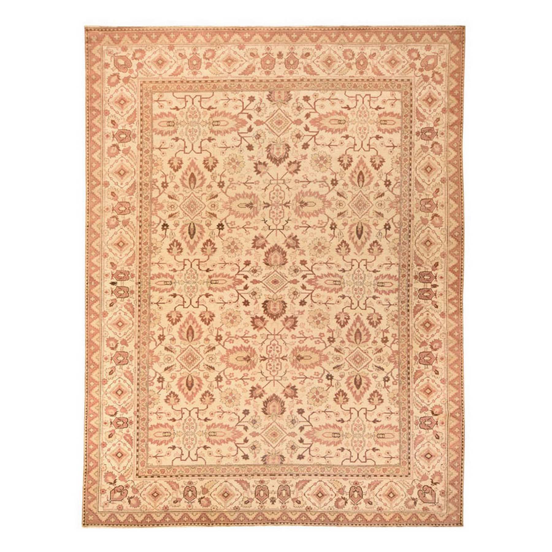 Antique-Hand-Knotted-Rug-392590