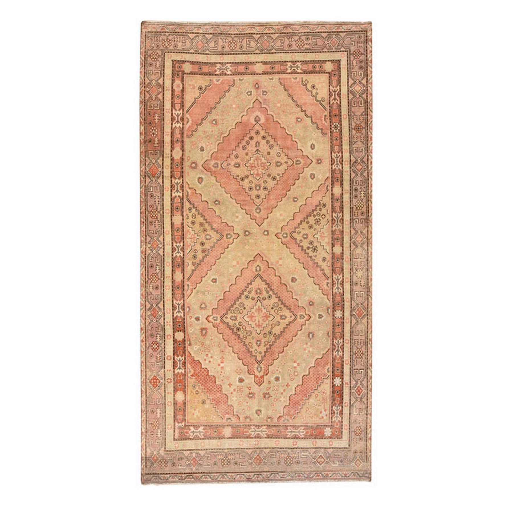 Antique-Hand-Knotted-Rug-392600