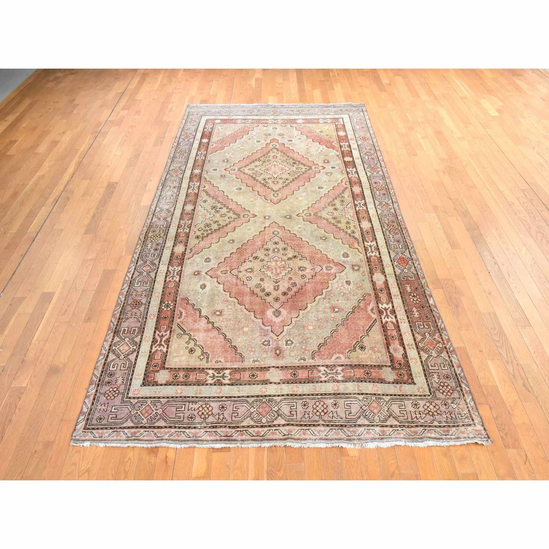 Antique-Hand-Knotted-Rug-392600