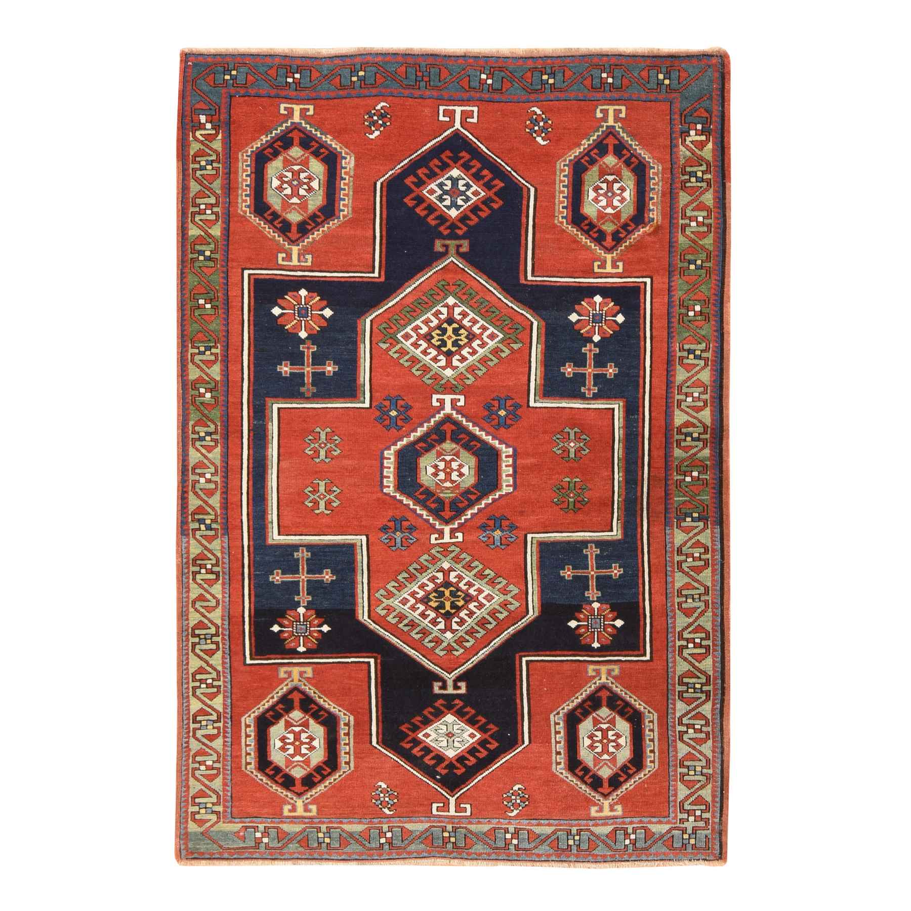 Antique-Hand-Knotted-Rug-392655