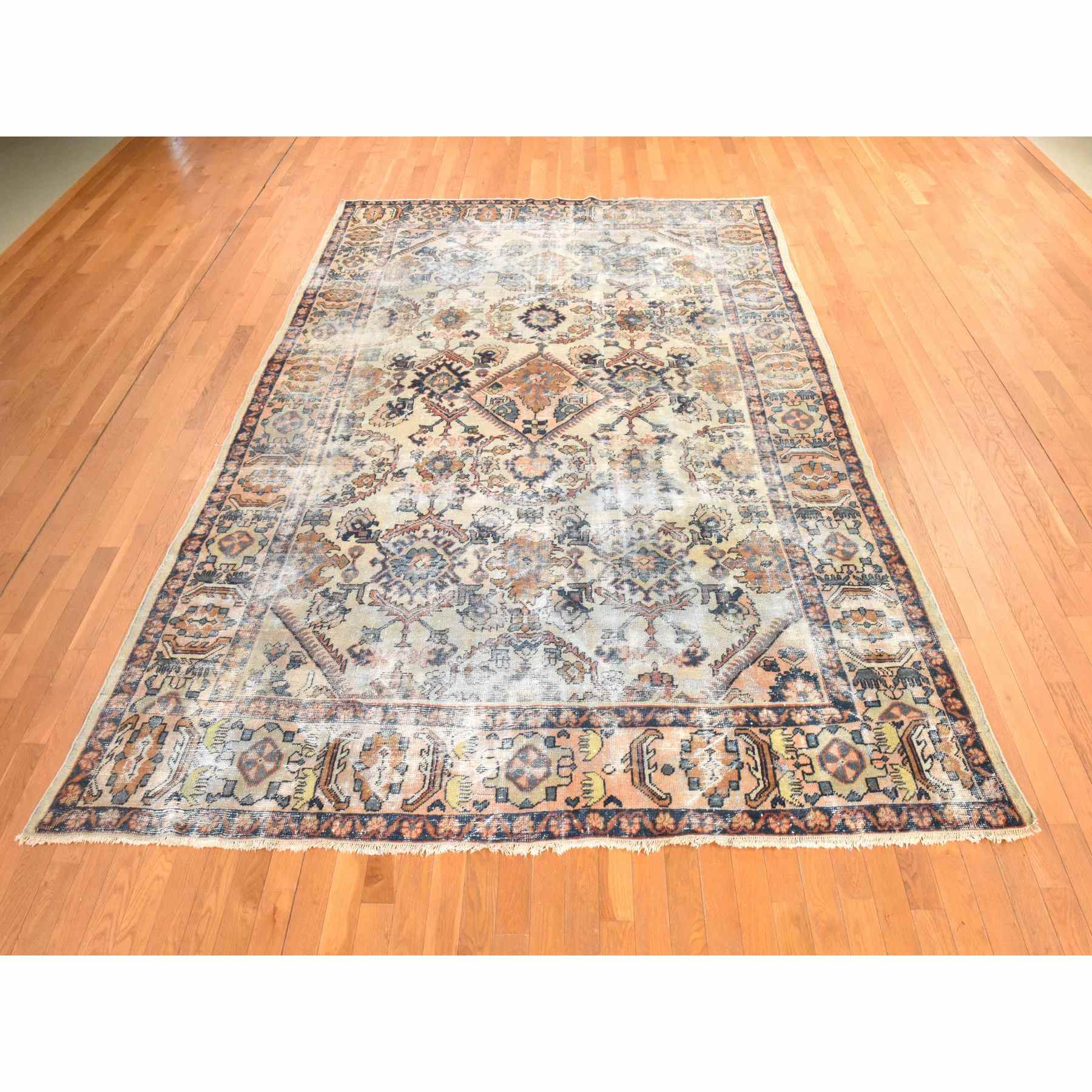 Antique-Hand-Knotted-Rug-392700