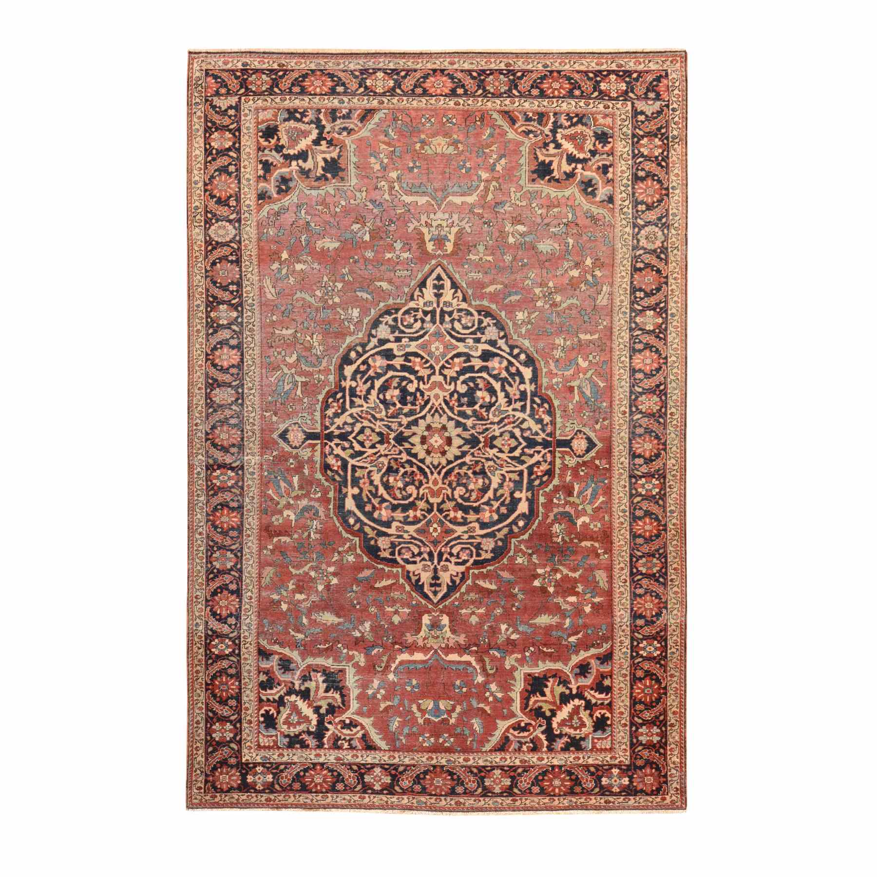 Antique-Hand-Knotted-Rug-392785