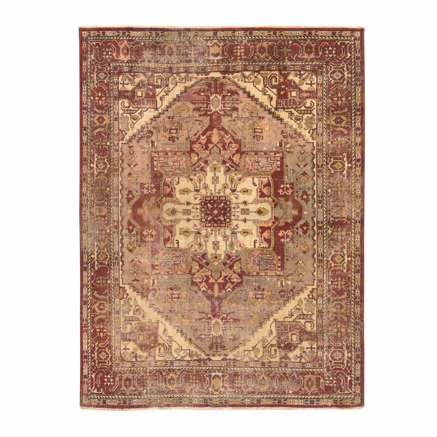 Antique-Hand-Knotted-Rug-392805