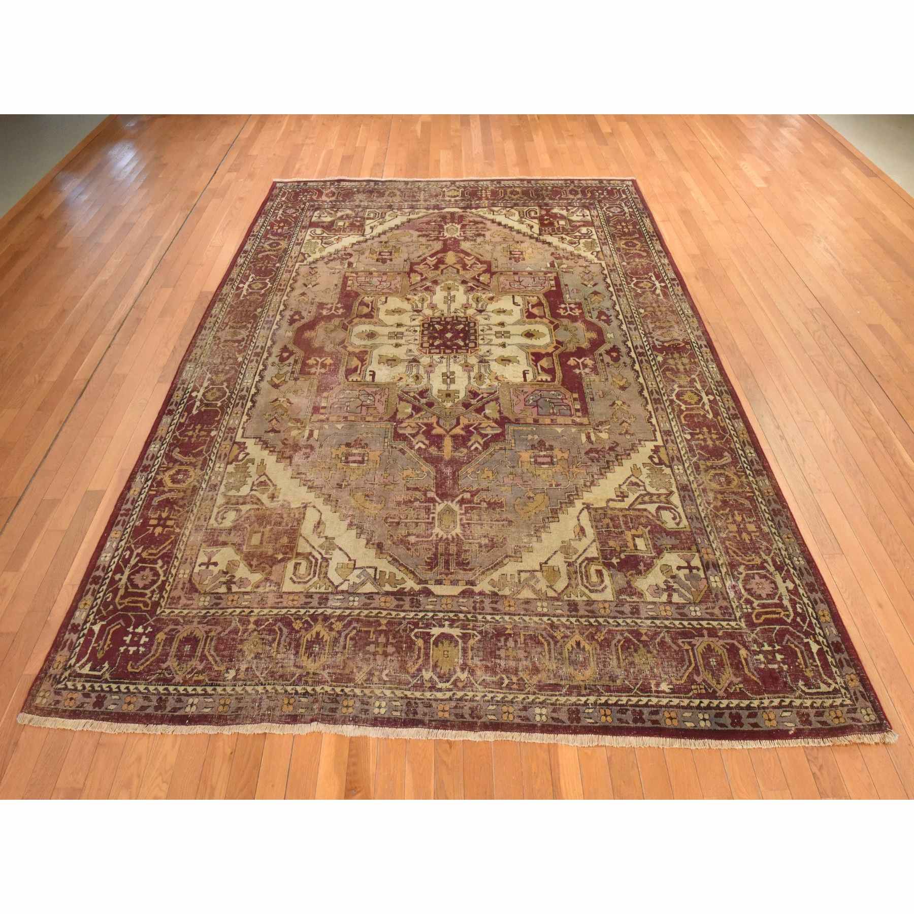 Antique-Hand-Knotted-Rug-392805