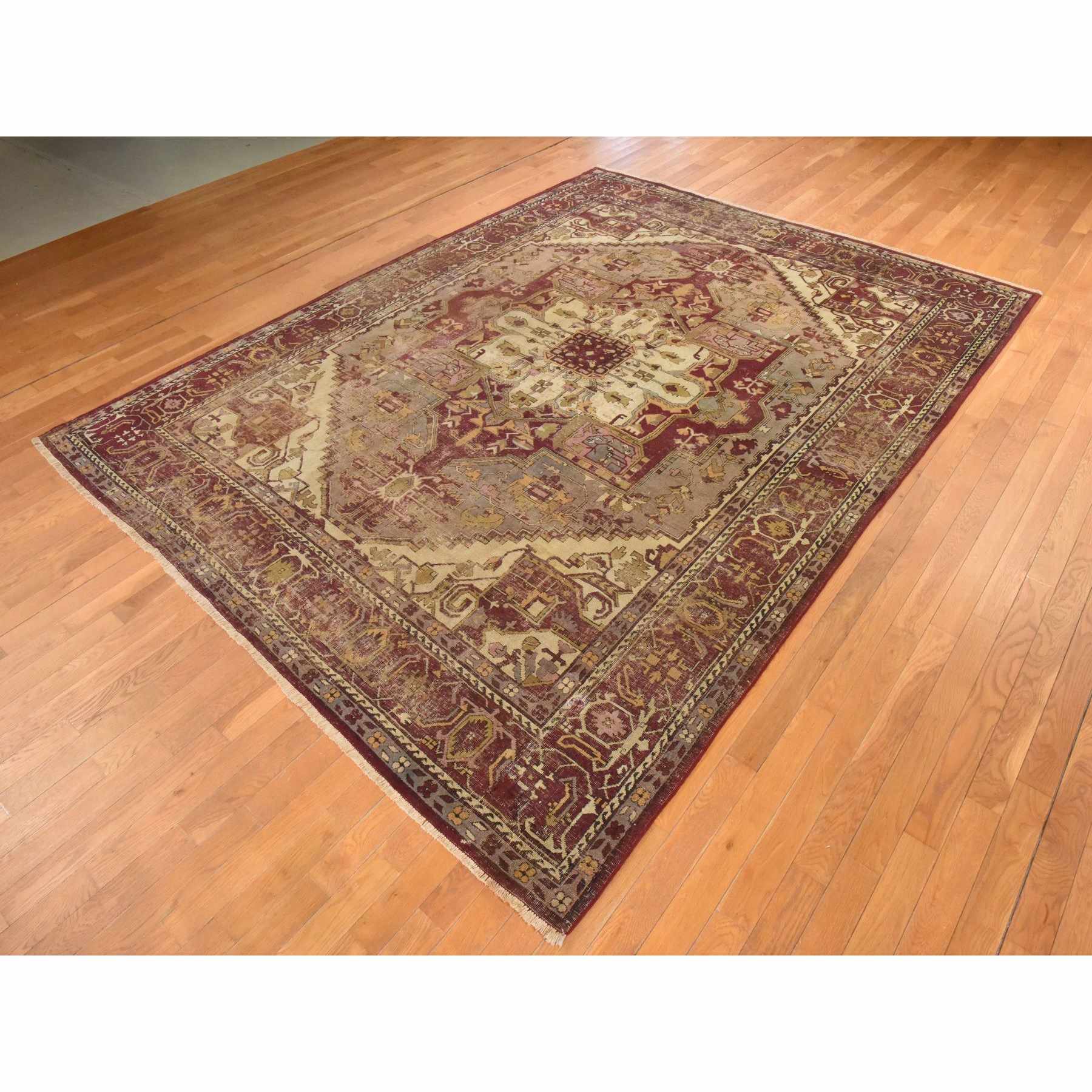 Antique-Hand-Knotted-Rug-392805