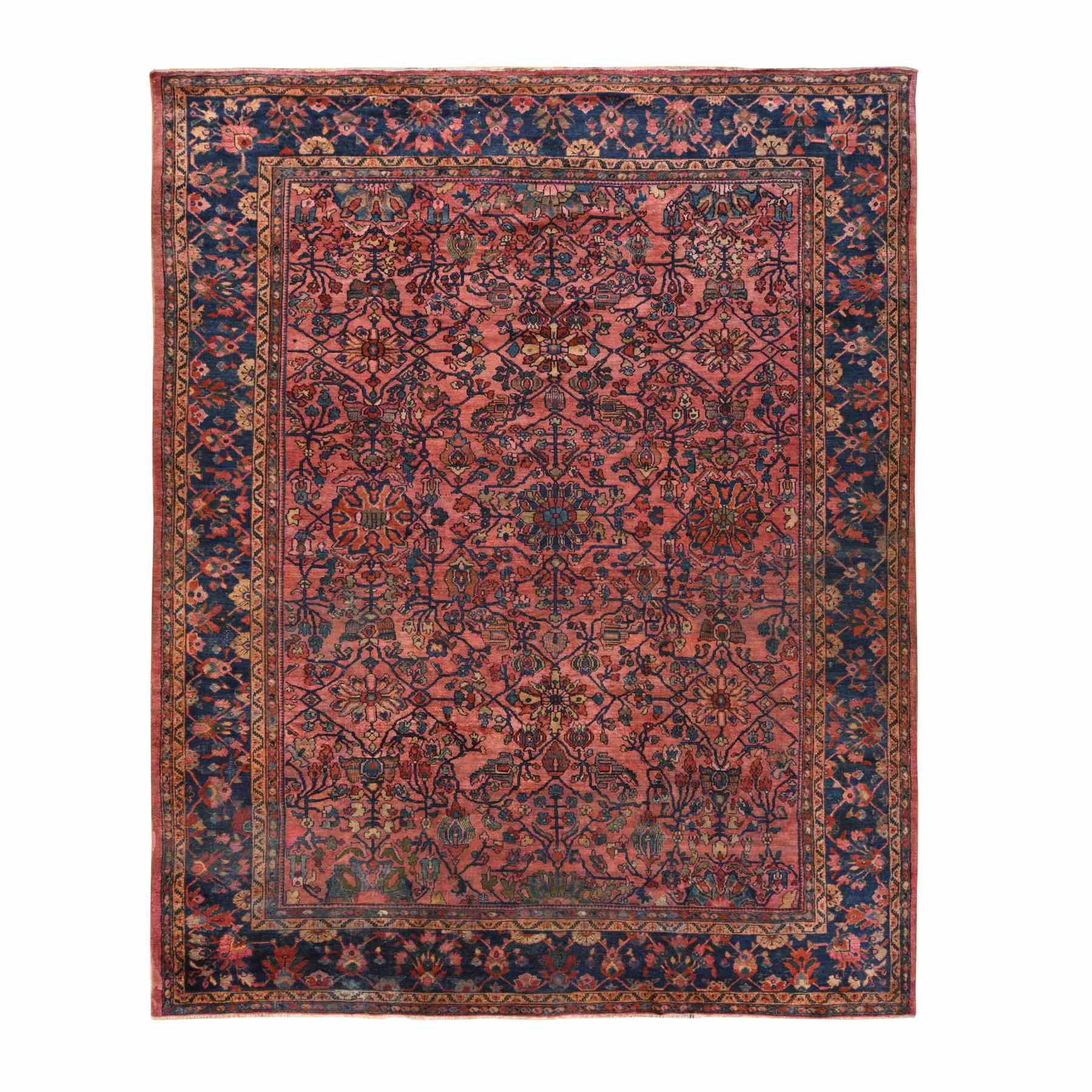 Antique-Hand-Knotted-Rug-392985