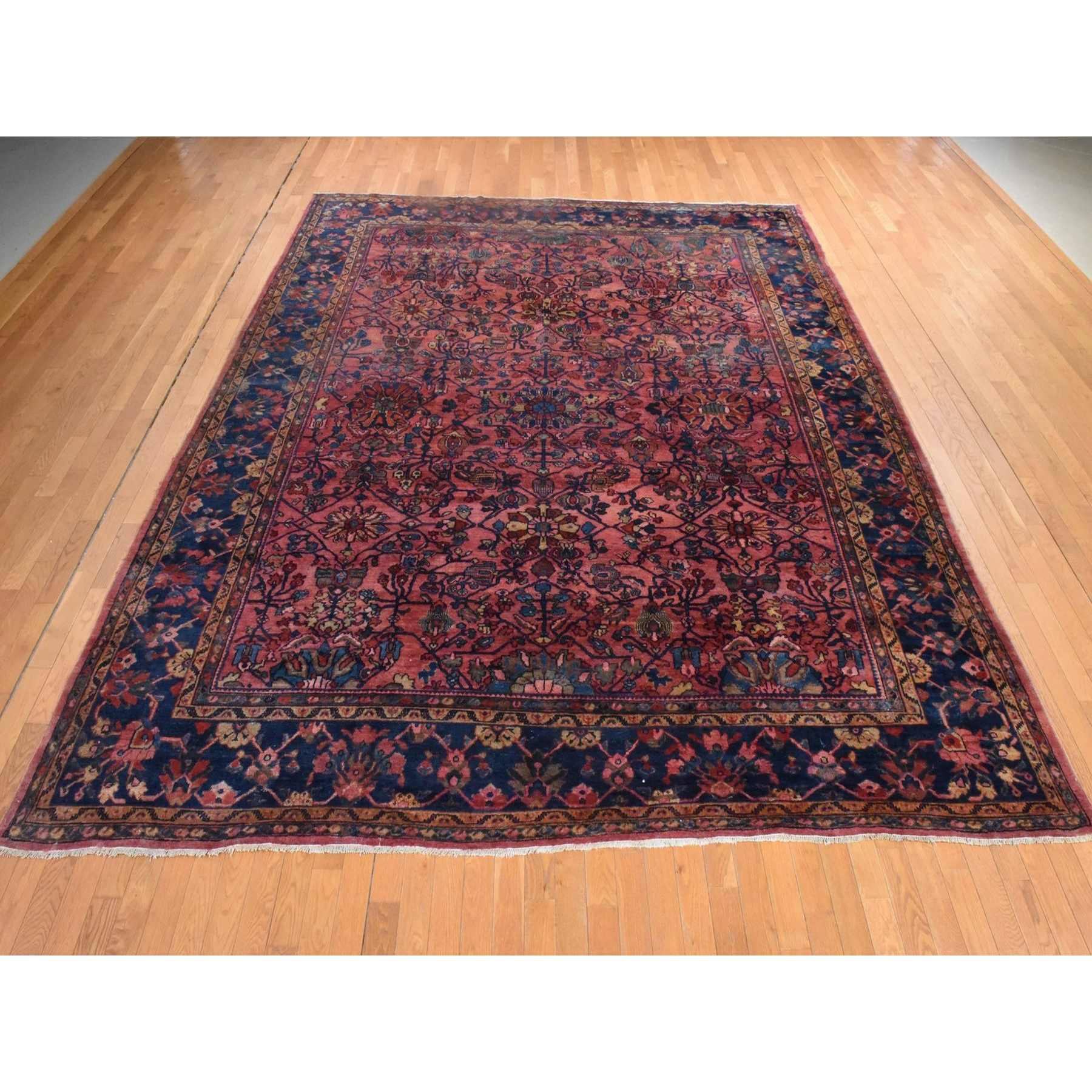 Antique-Hand-Knotted-Rug-392985