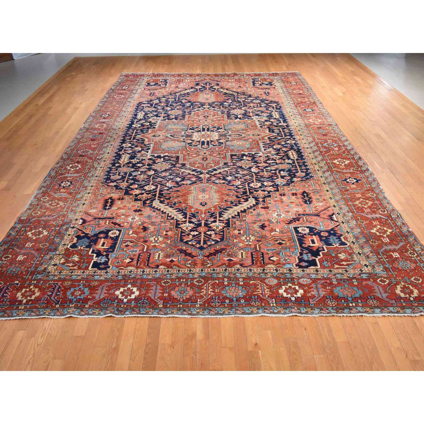 Antique-Hand-Knotted-Rug-393015