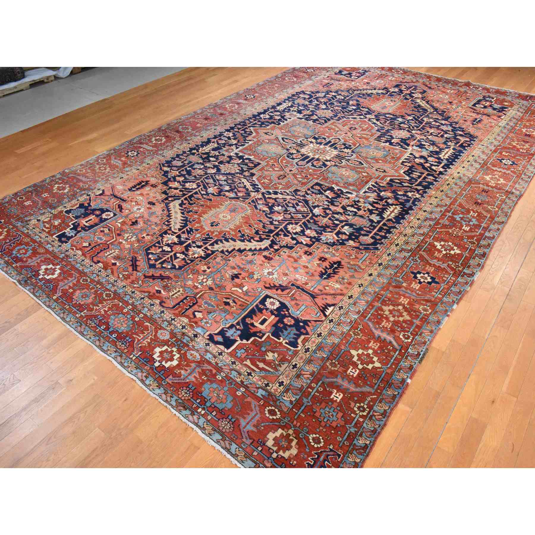 Antique-Hand-Knotted-Rug-393015
