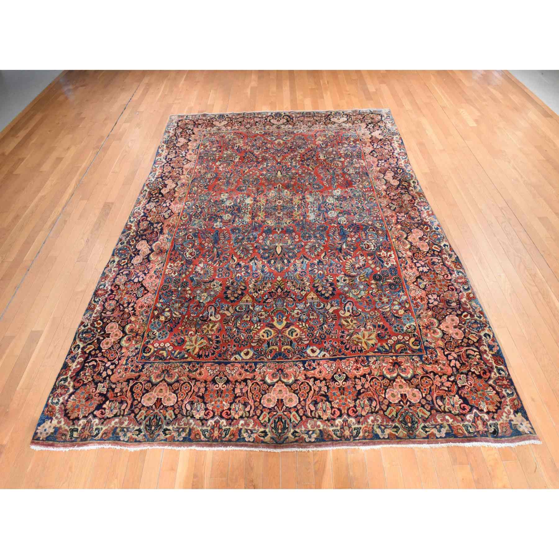 Antique-Hand-Knotted-Rug-393025