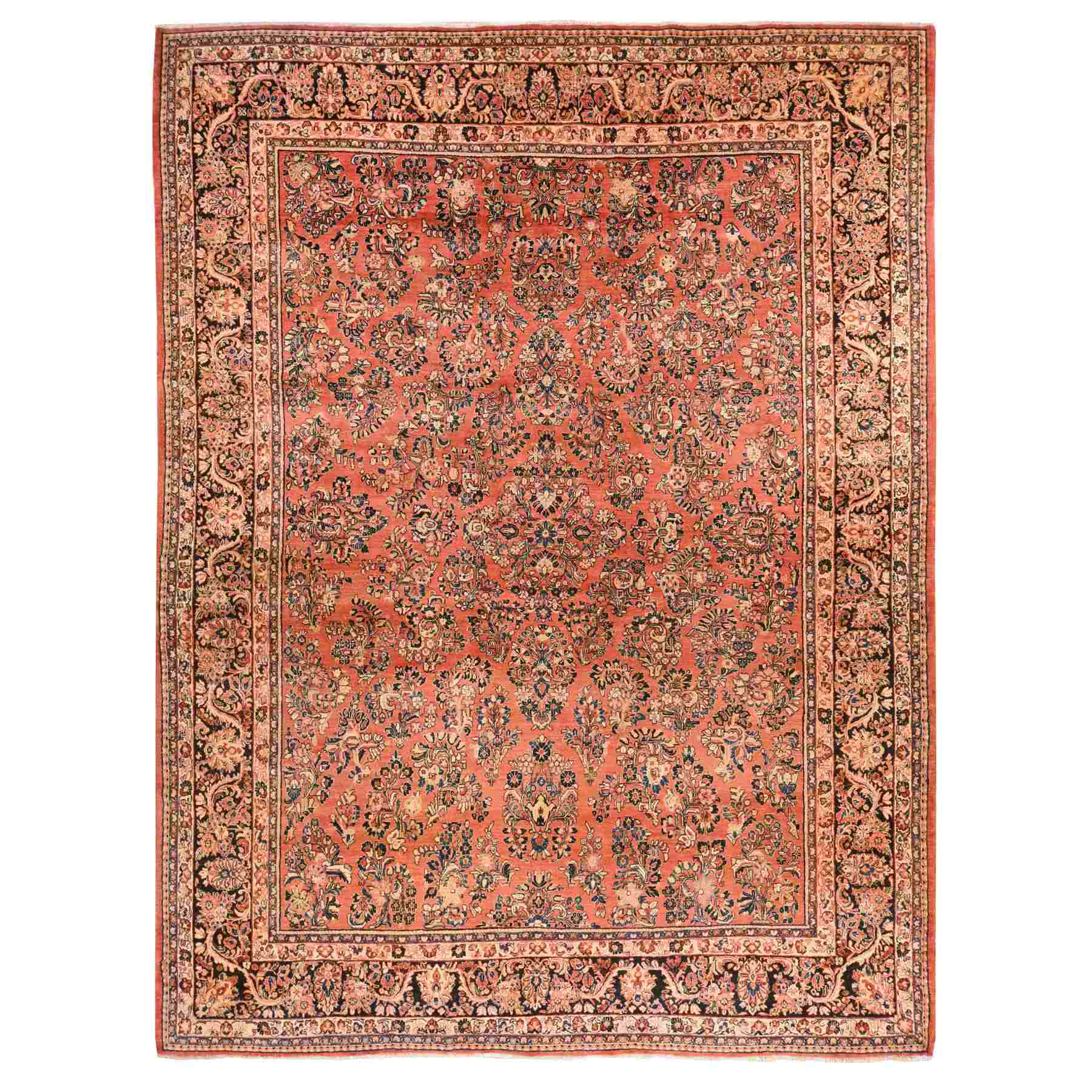 Antique-Hand-Knotted-Rug-393030