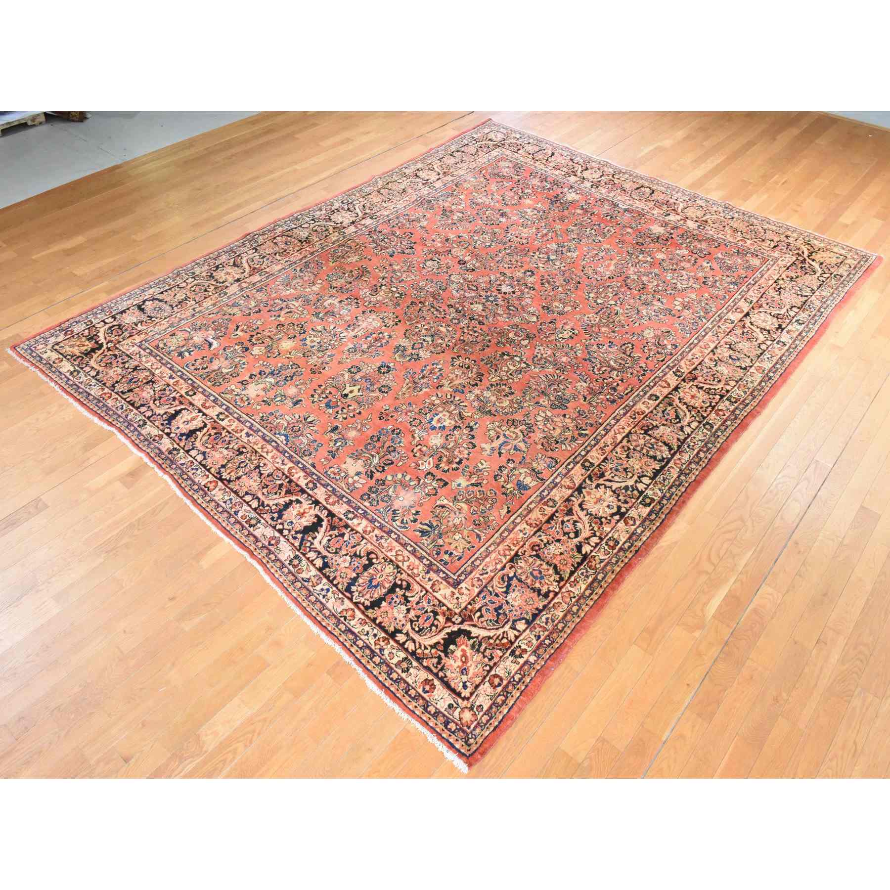 Antique-Hand-Knotted-Rug-393030