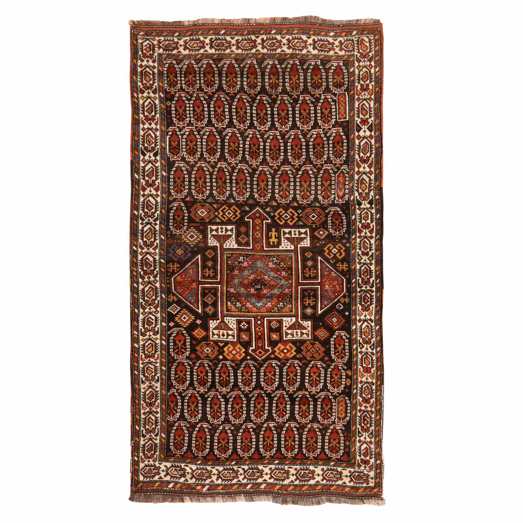 Antique-Hand-Knotted-Rug-393075