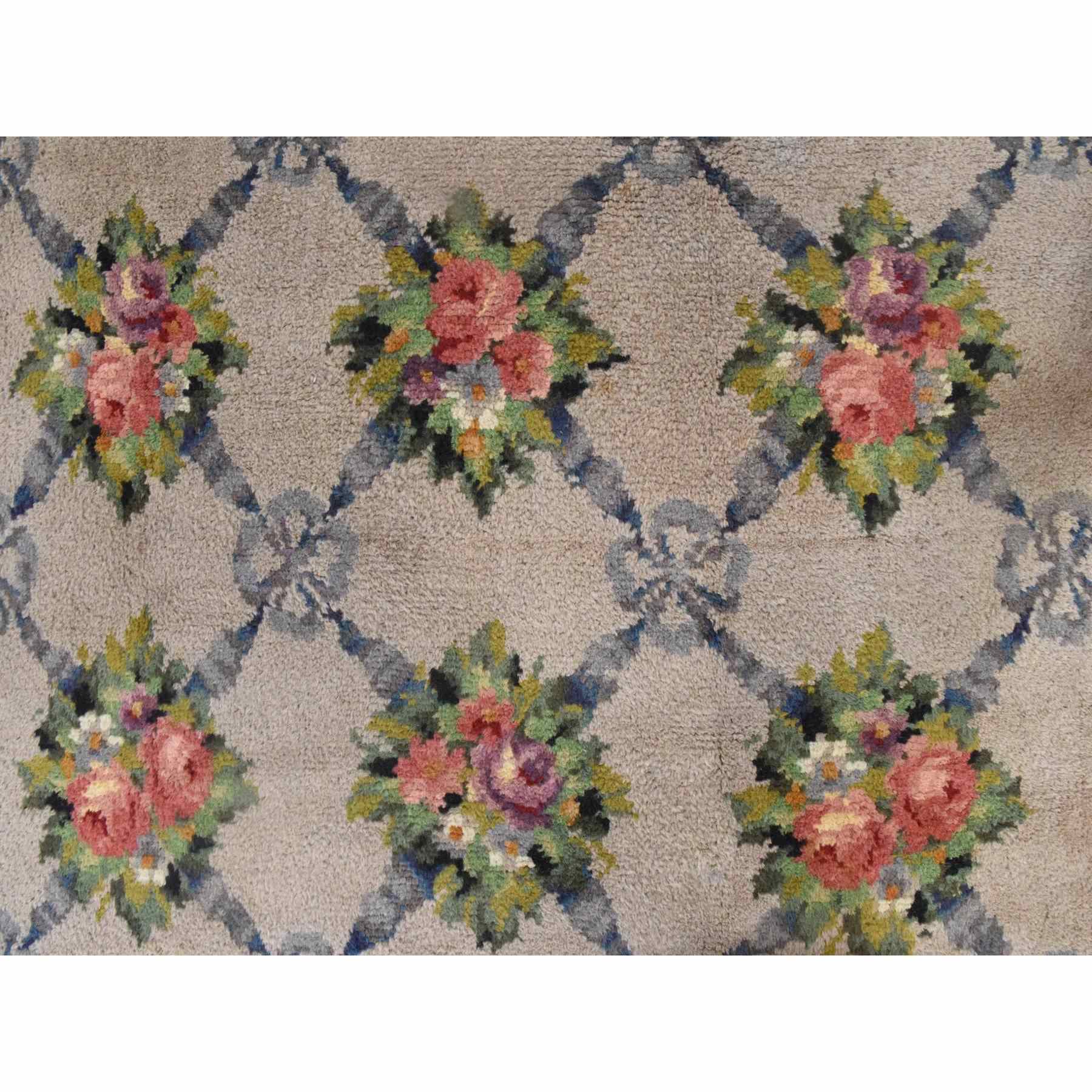 Antique-Hand-Knotted-Rug-393085