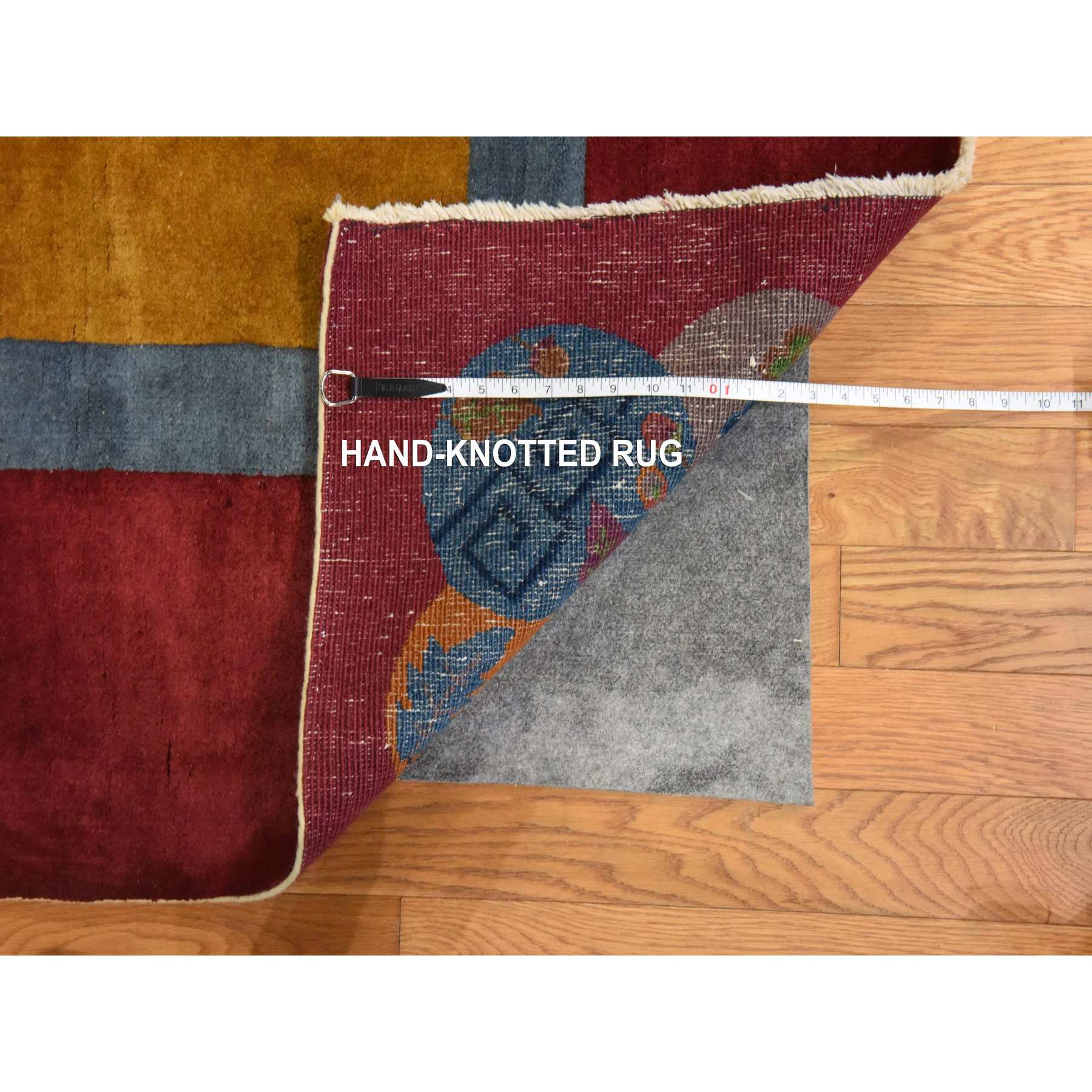 Antique-Hand-Knotted-Rug-393150