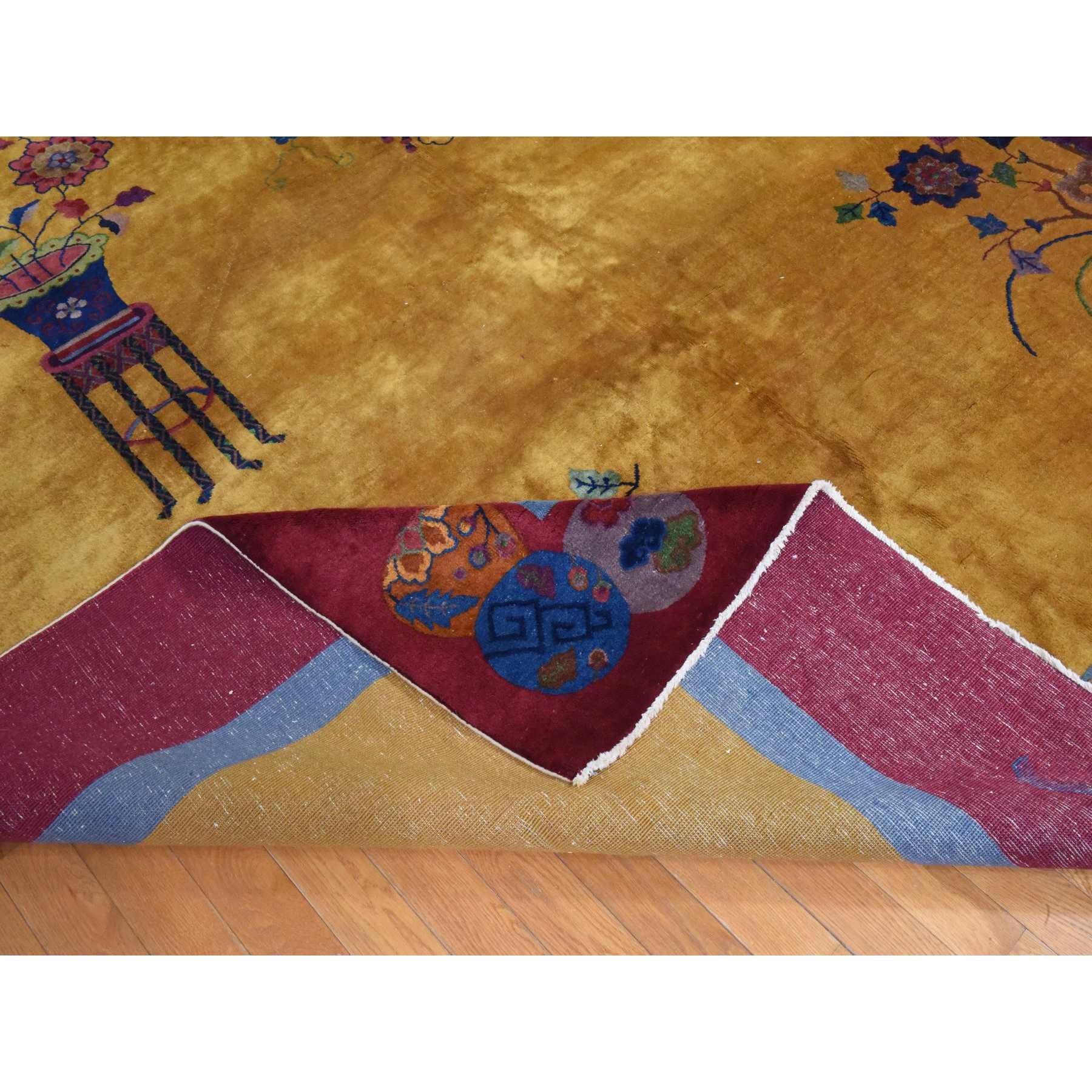 Antique-Hand-Knotted-Rug-393150