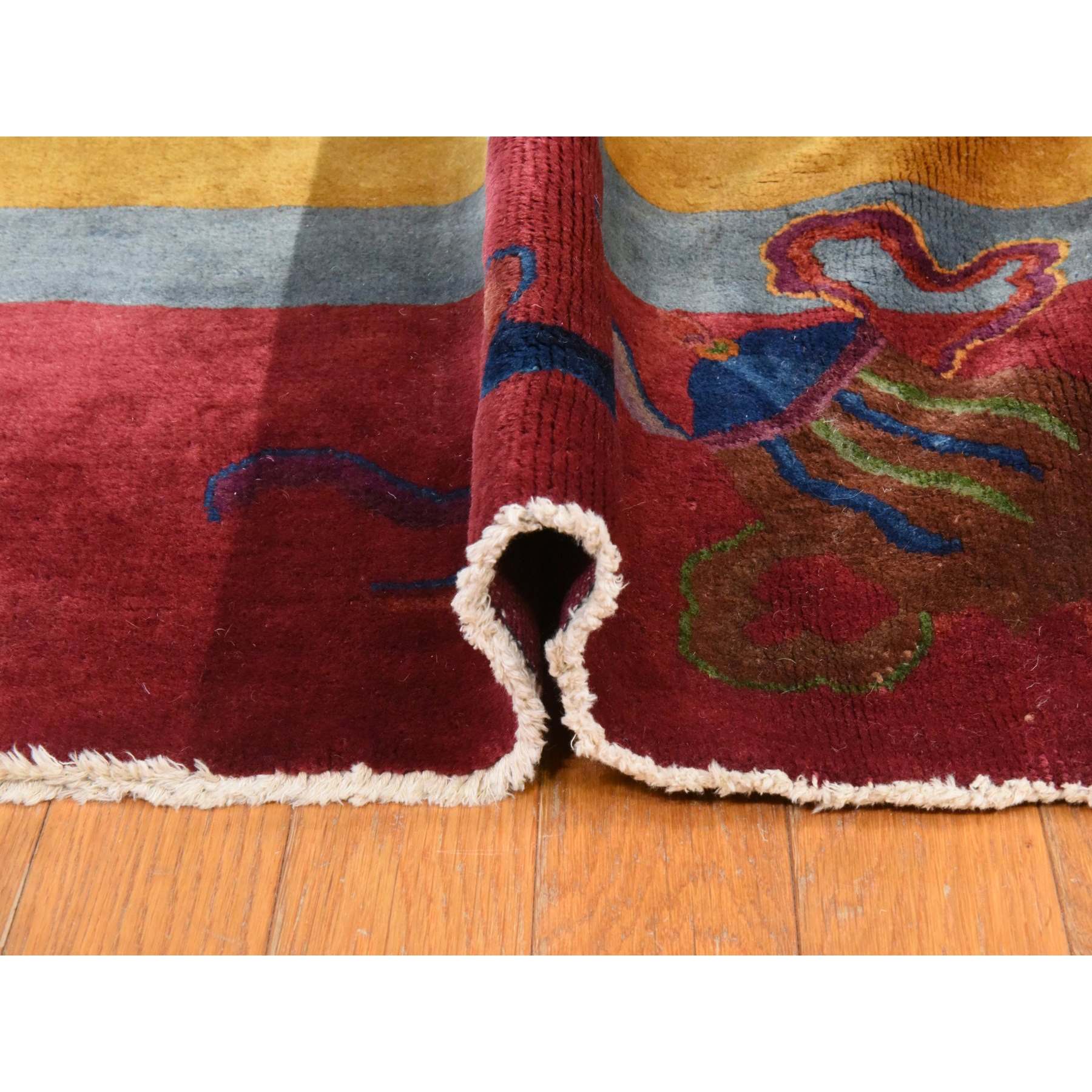 Antique-Hand-Knotted-Rug-393150