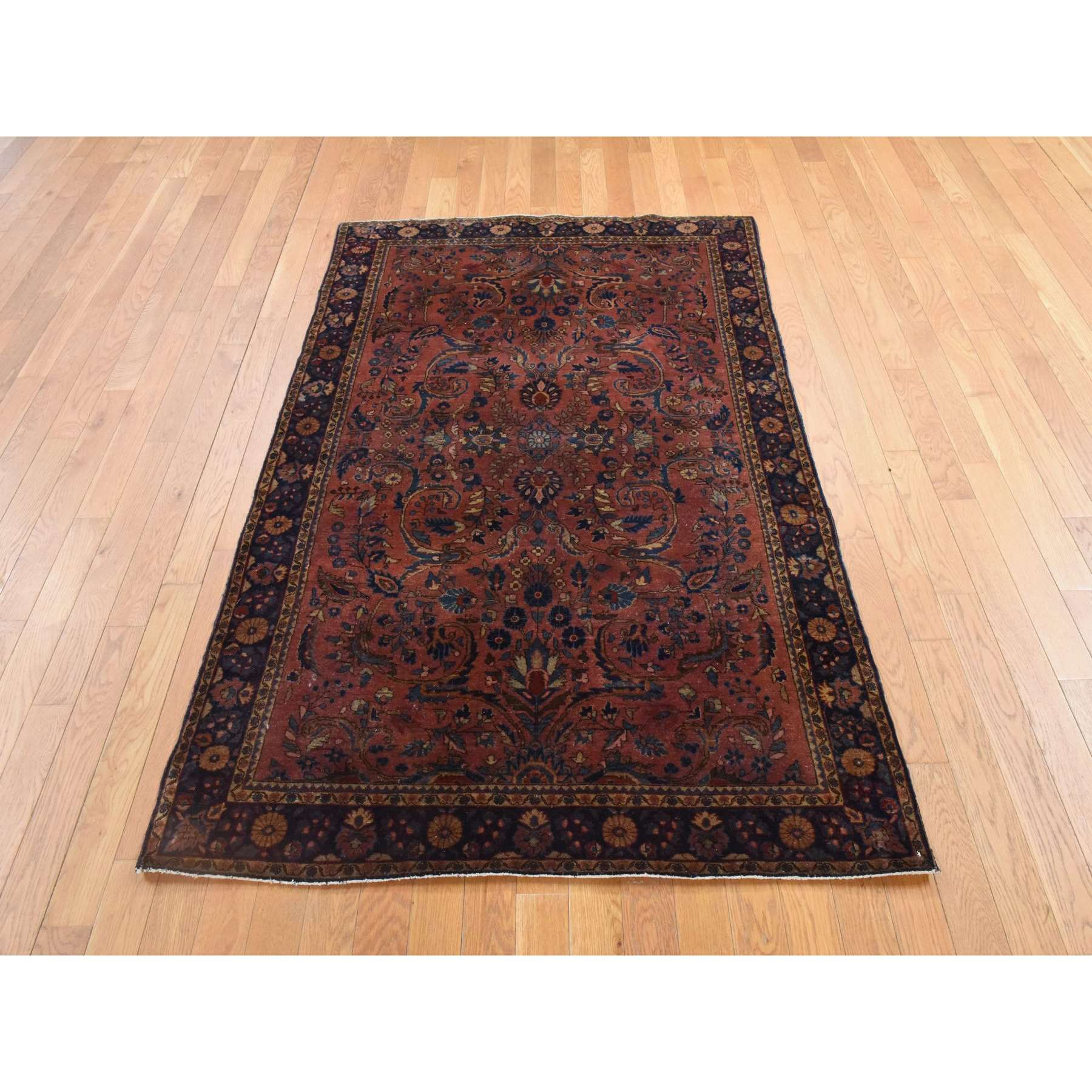 Antique-Hand-Knotted-Rug-393165