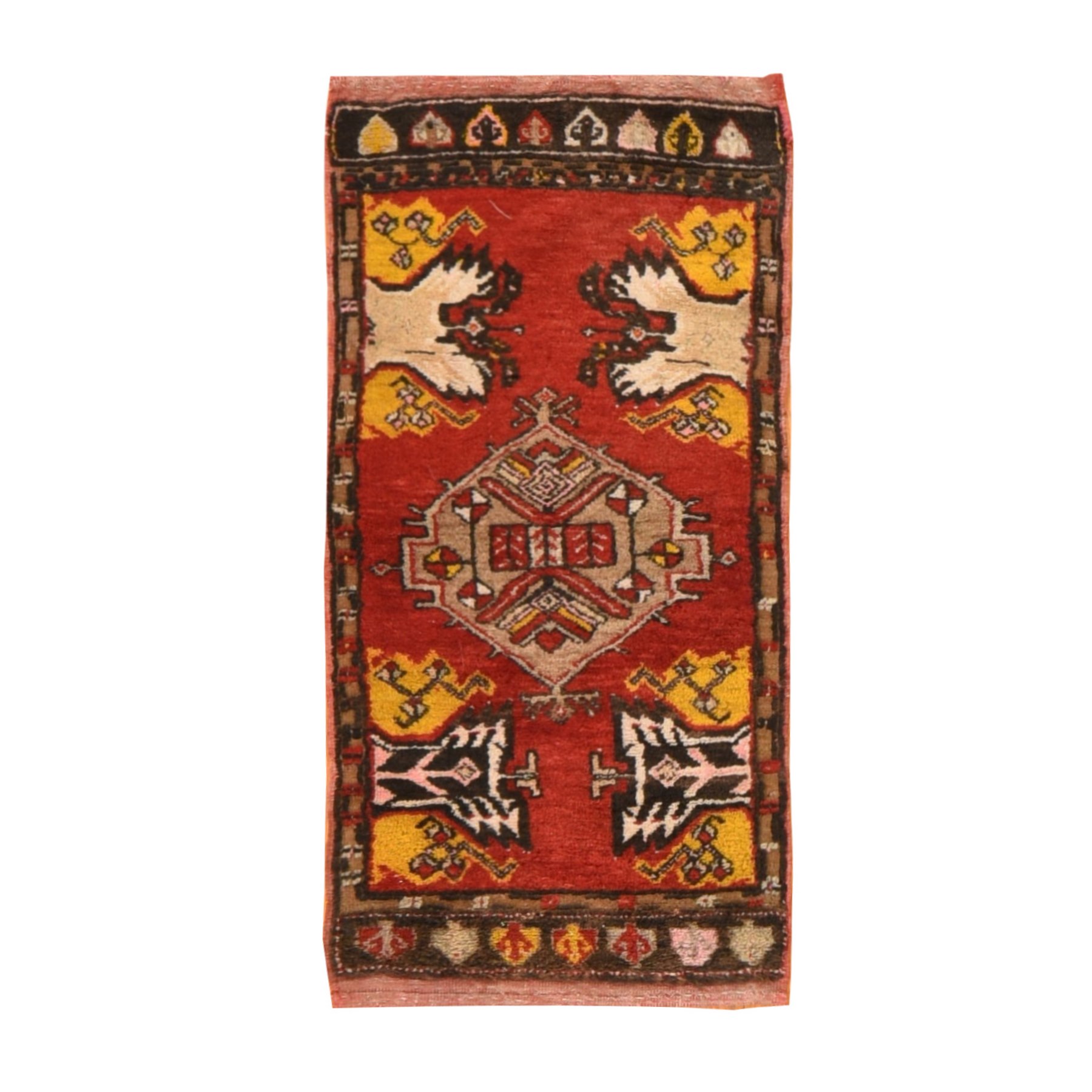Antique-Hand-Knotted-Rug-393260