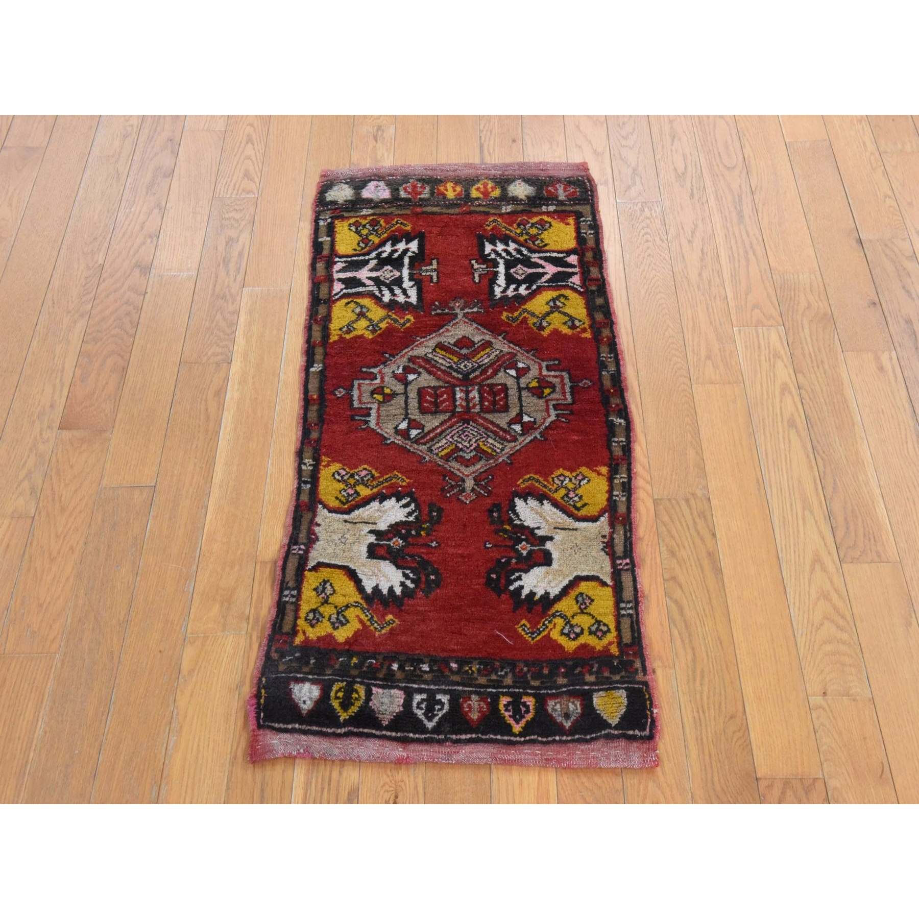 Antique-Hand-Knotted-Rug-393260
