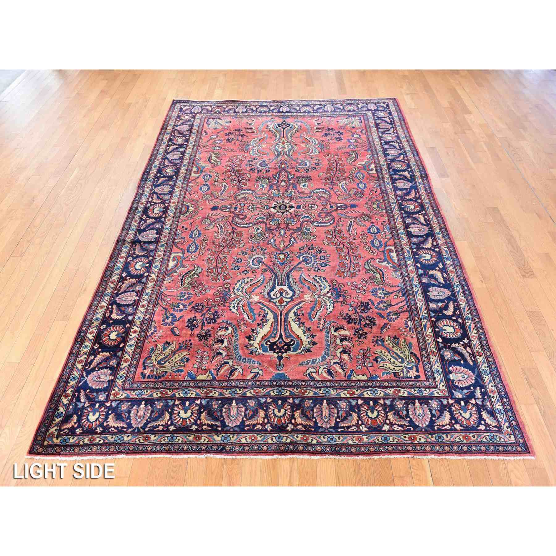 Antique-Hand-Knotted-Rug-393490