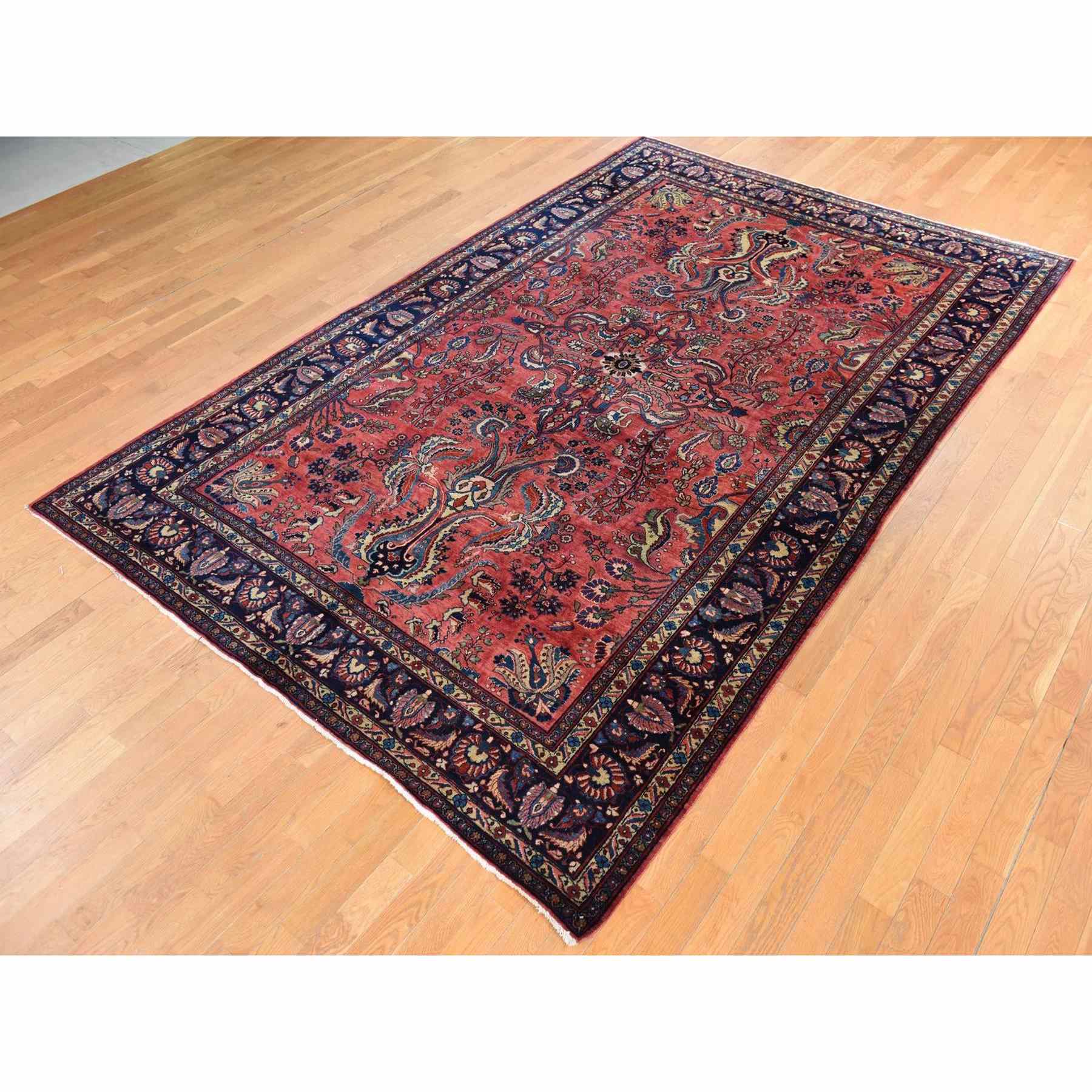 Antique-Hand-Knotted-Rug-393490