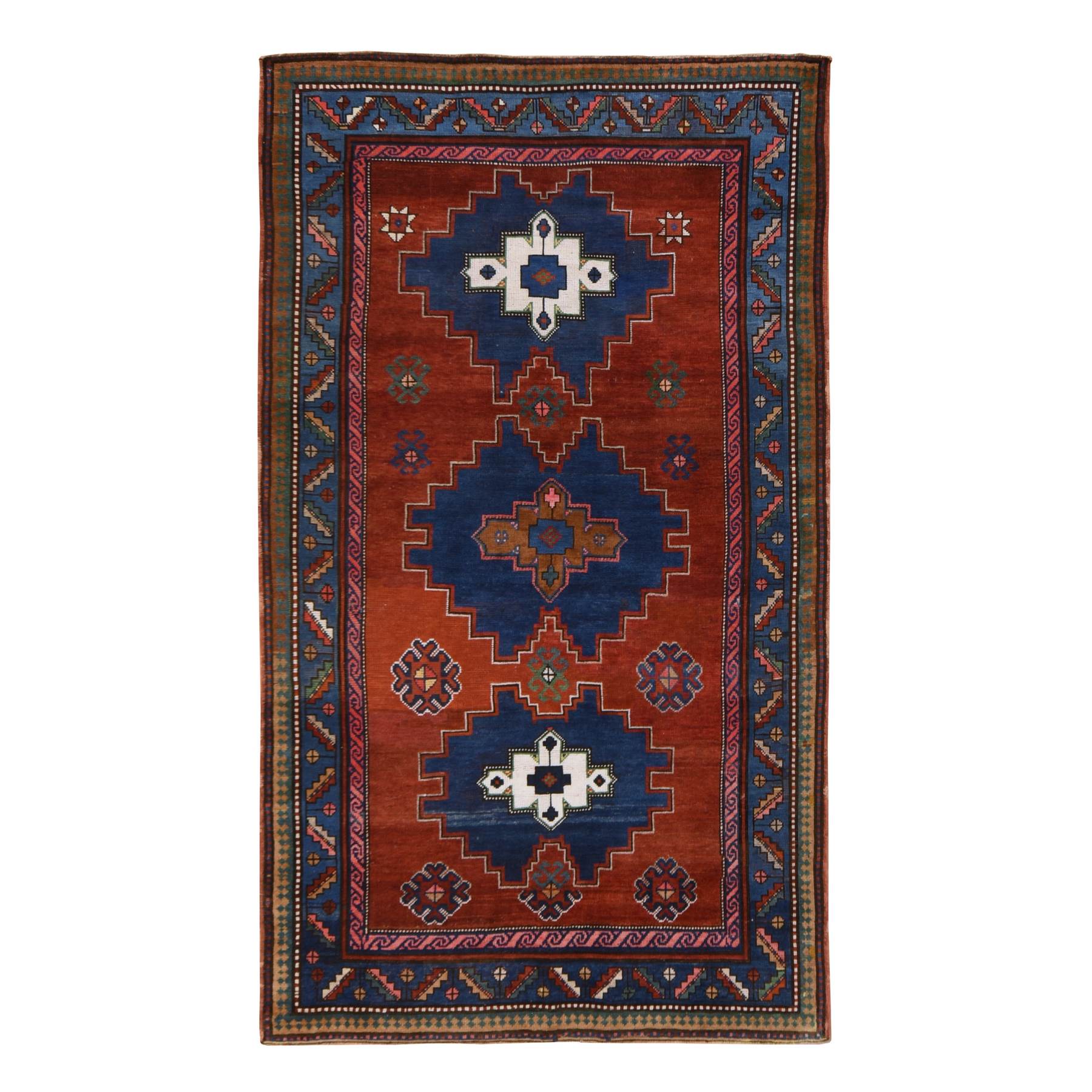 Antique-Hand-Knotted-Rug-393895