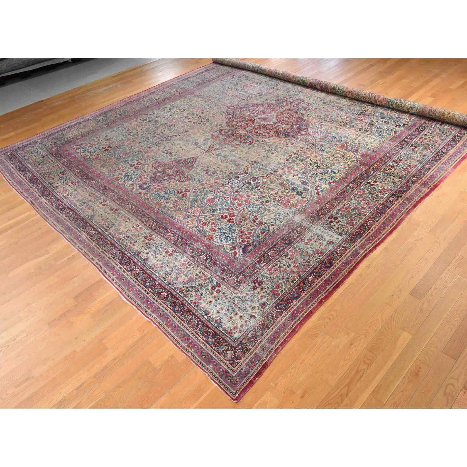 Antique-Hand-Knotted-Rug-394135