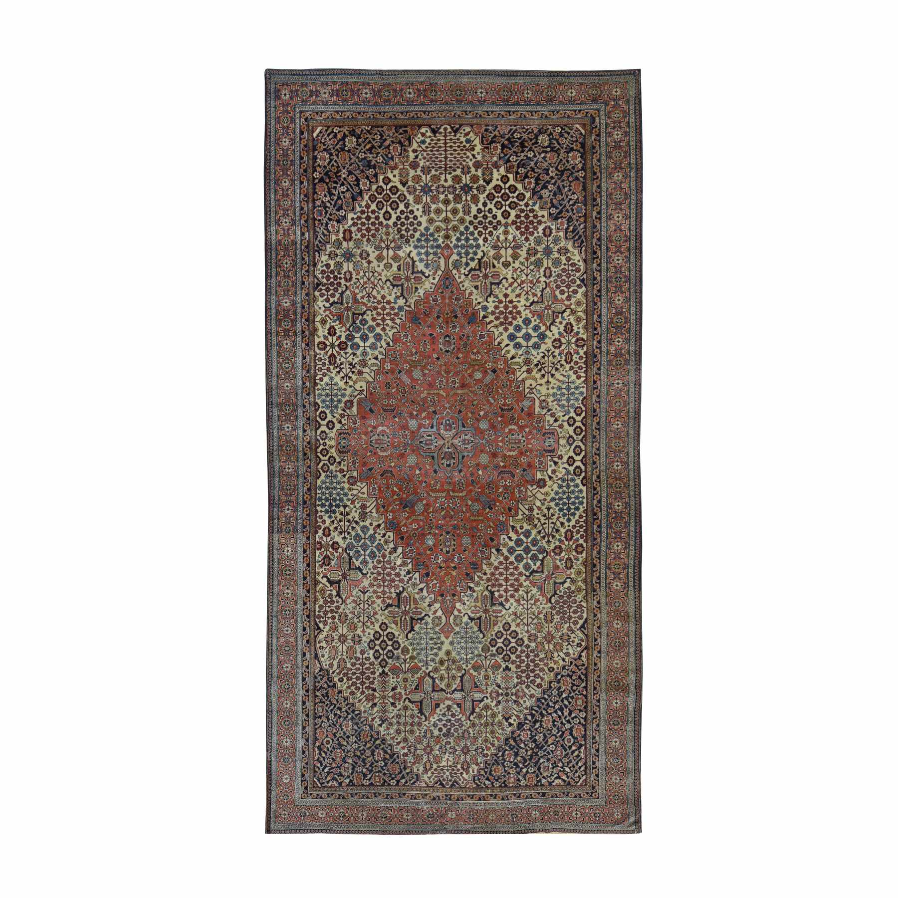 Antique-Hand-Knotted-Rug-394155