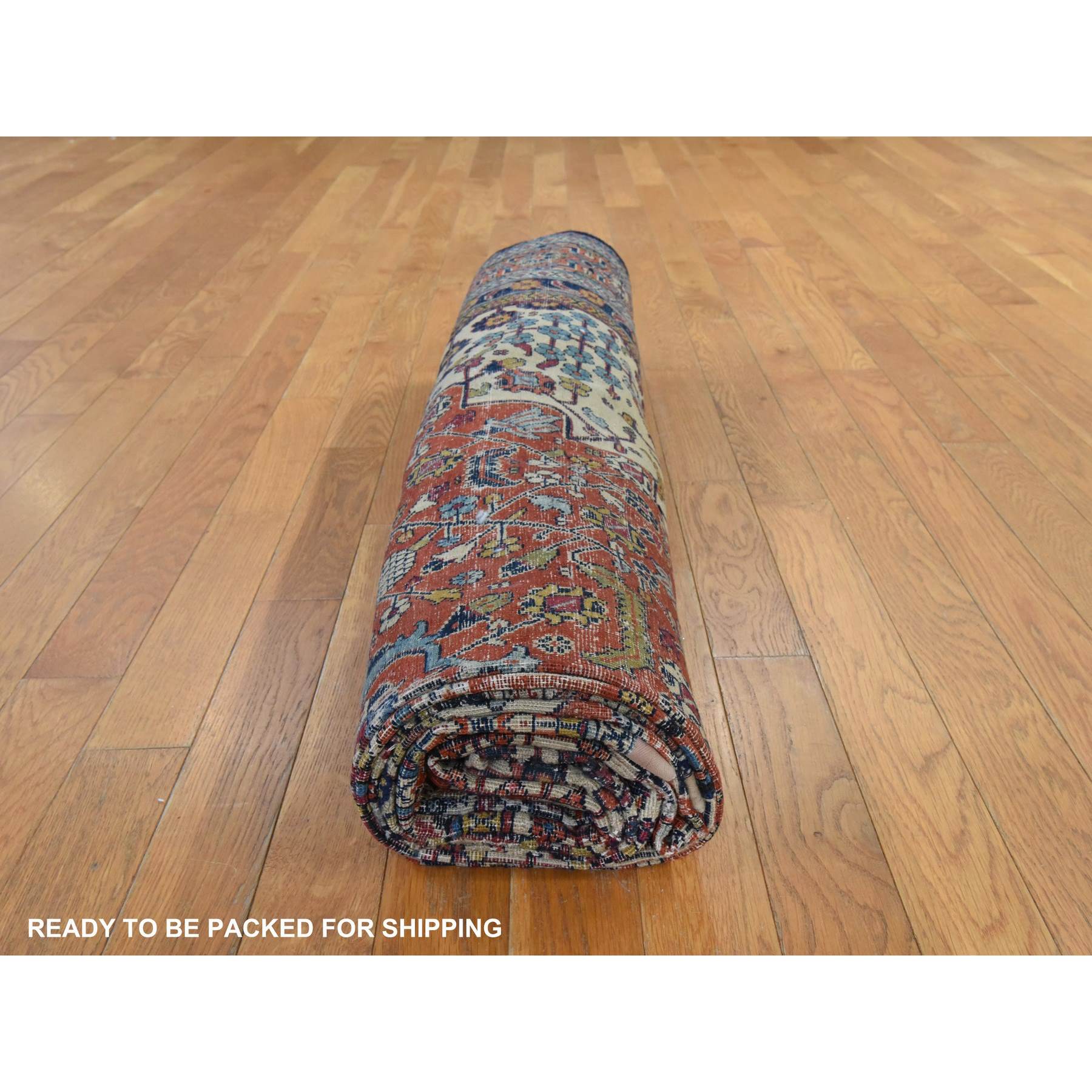 Antique-Hand-Knotted-Rug-394155