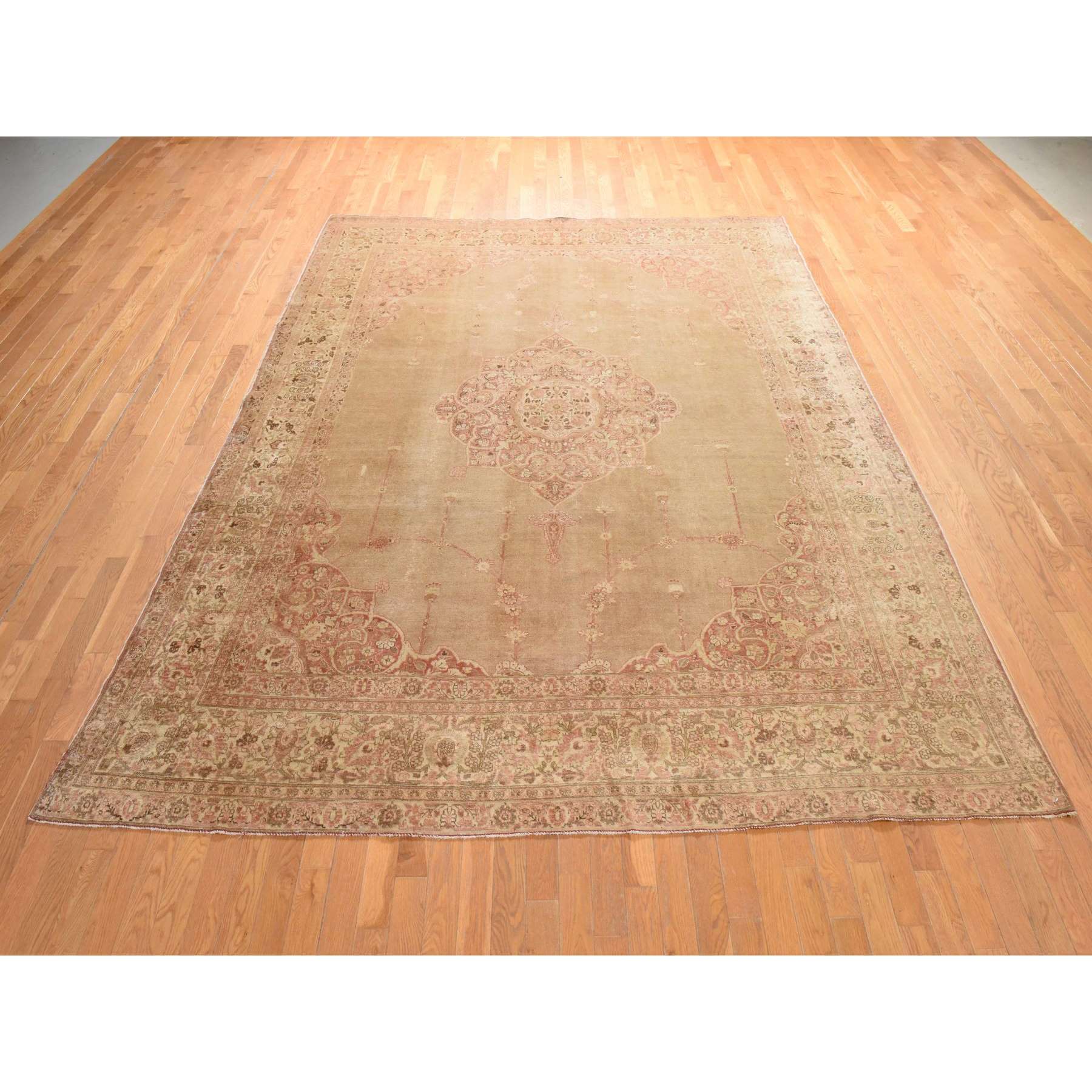 Antique-Hand-Knotted-Rug-394550