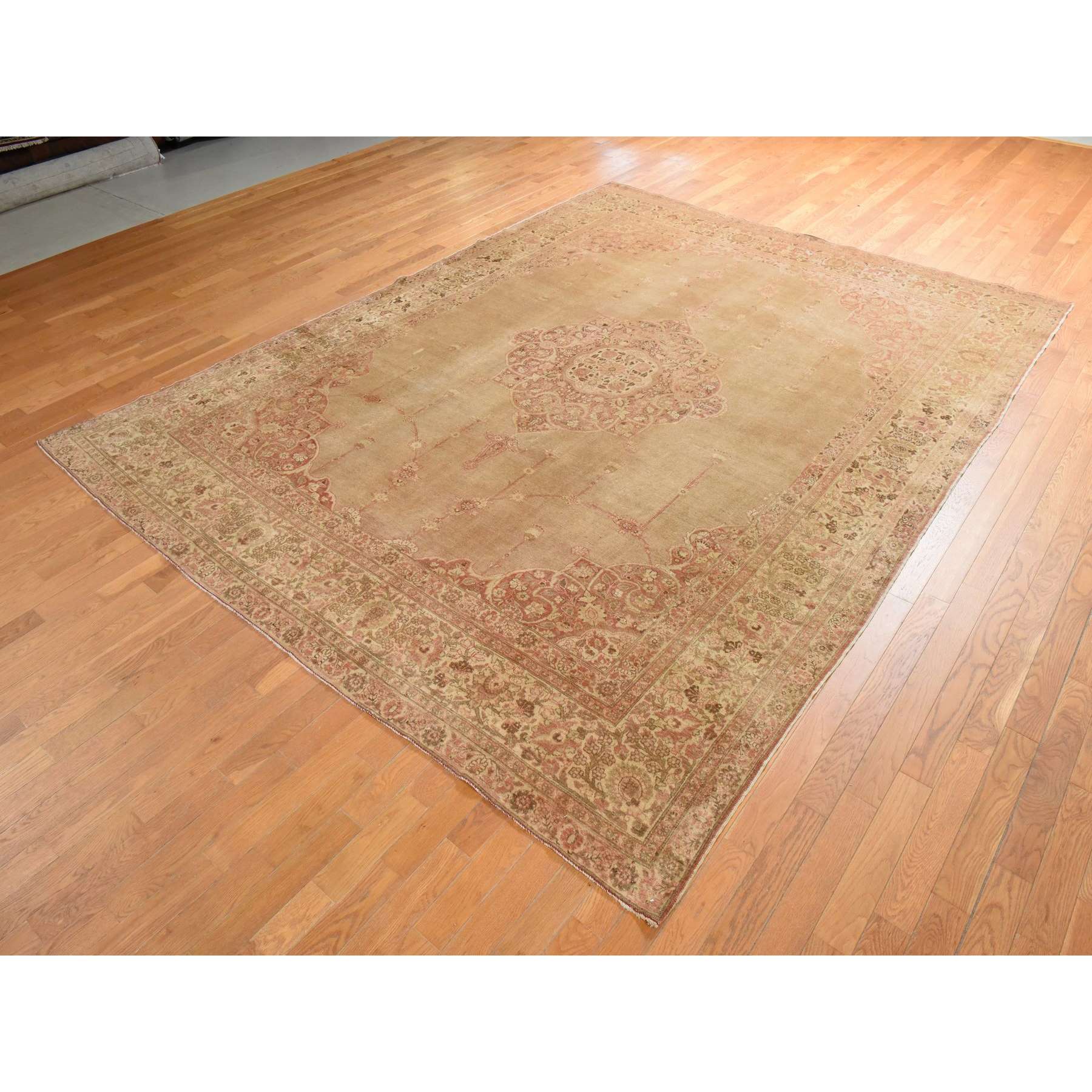 Antique-Hand-Knotted-Rug-394550