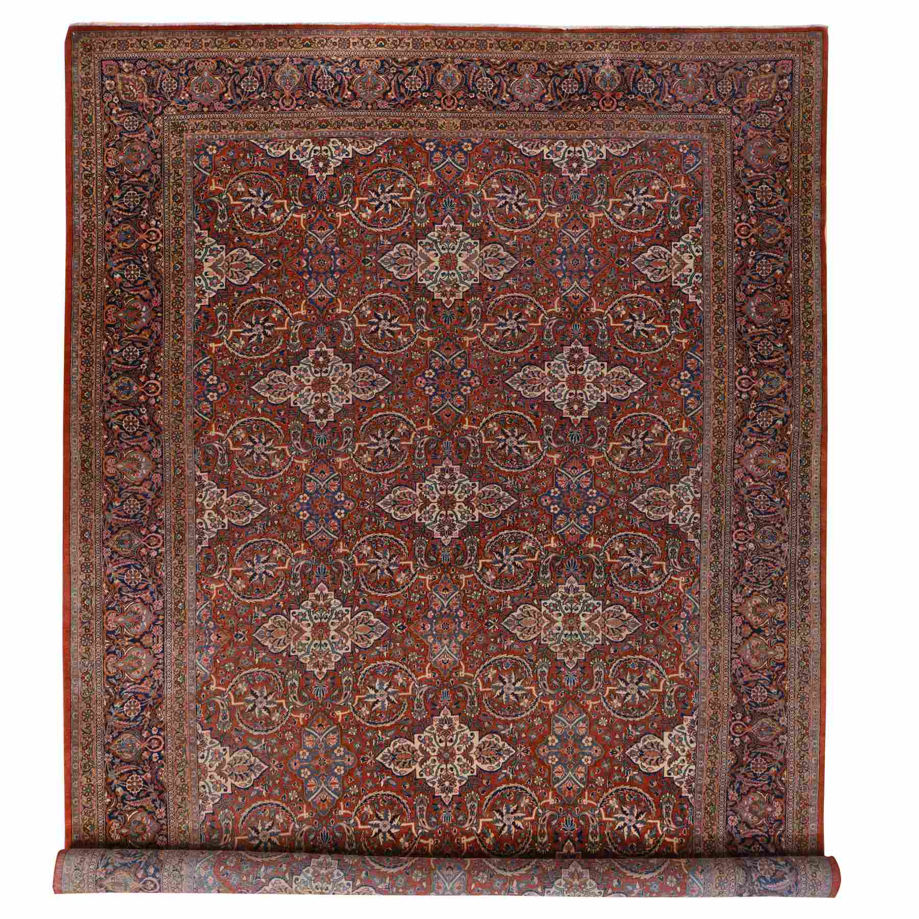 Antique-Hand-Knotted-Rug-394555