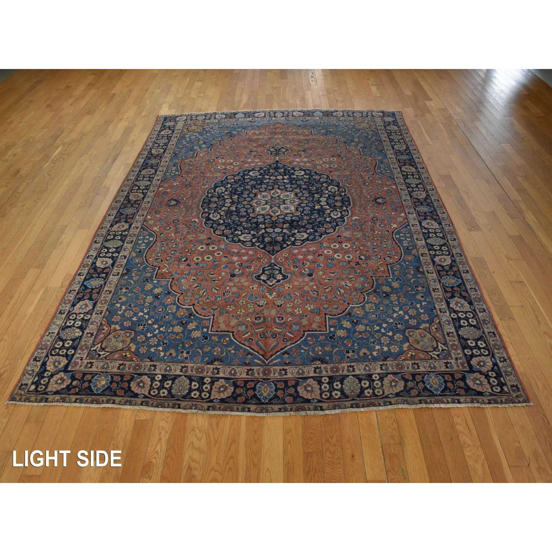 Antique-Hand-Knotted-Rug-394870