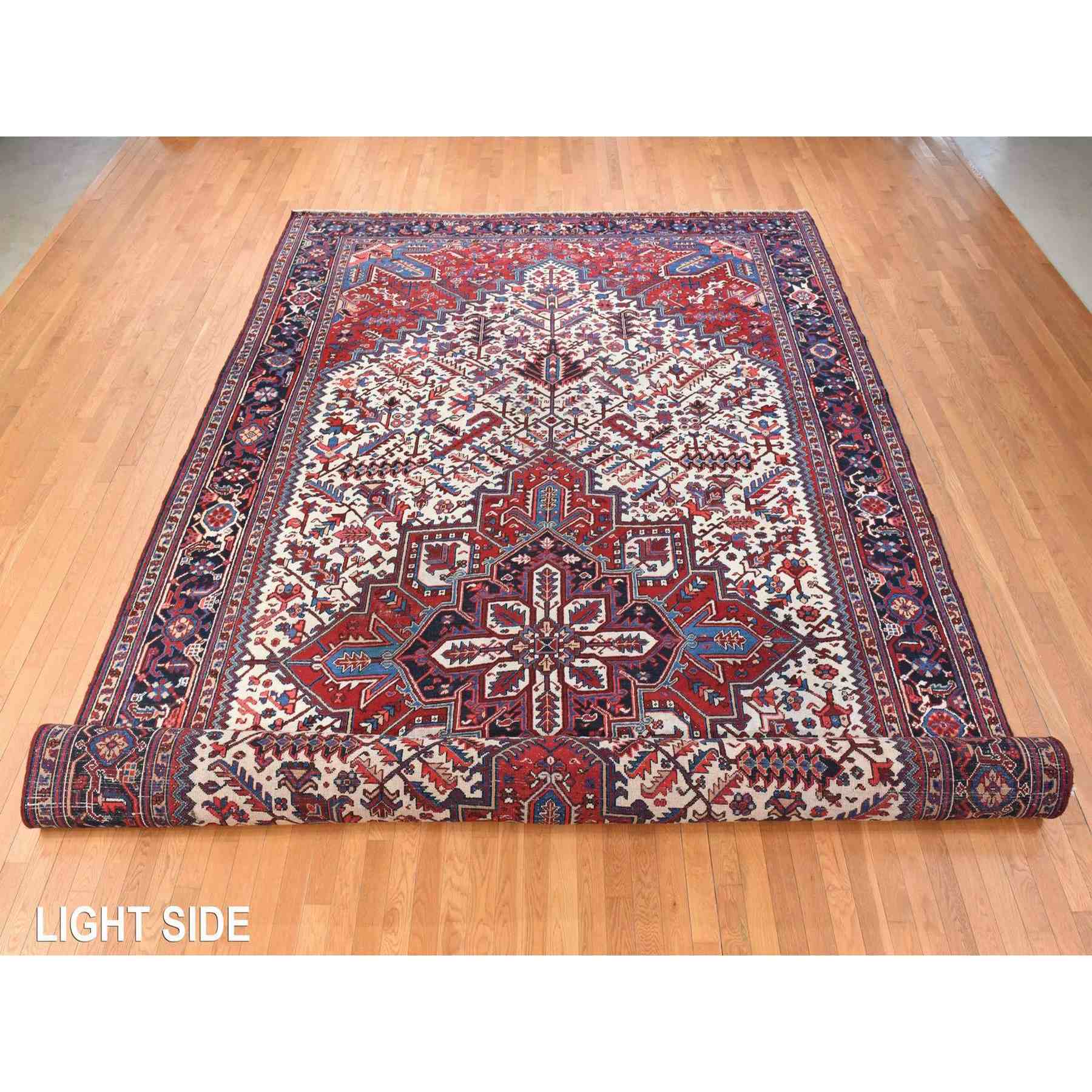 Heriz-Hand-Knotted-Rug-393945