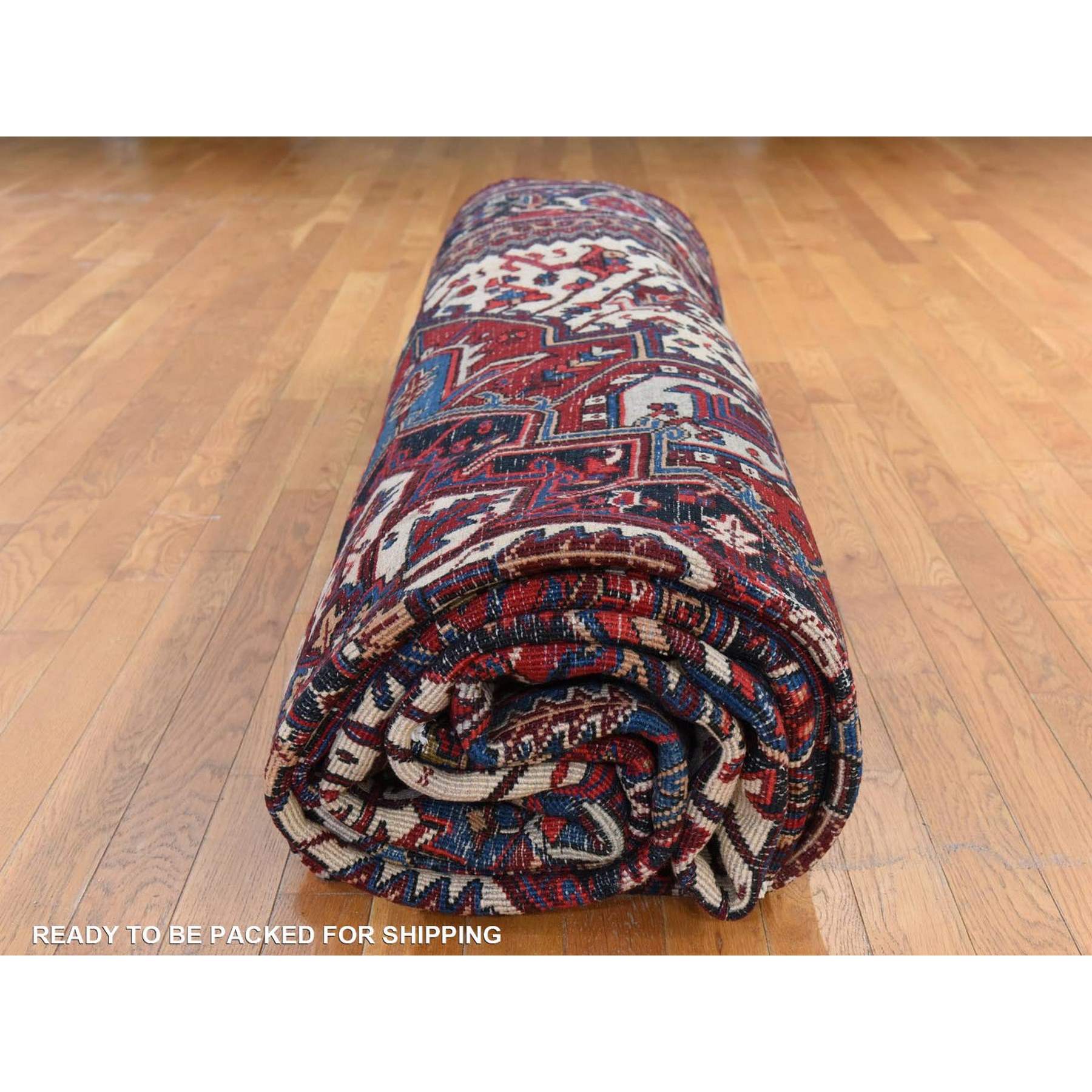 Heriz-Hand-Knotted-Rug-393945
