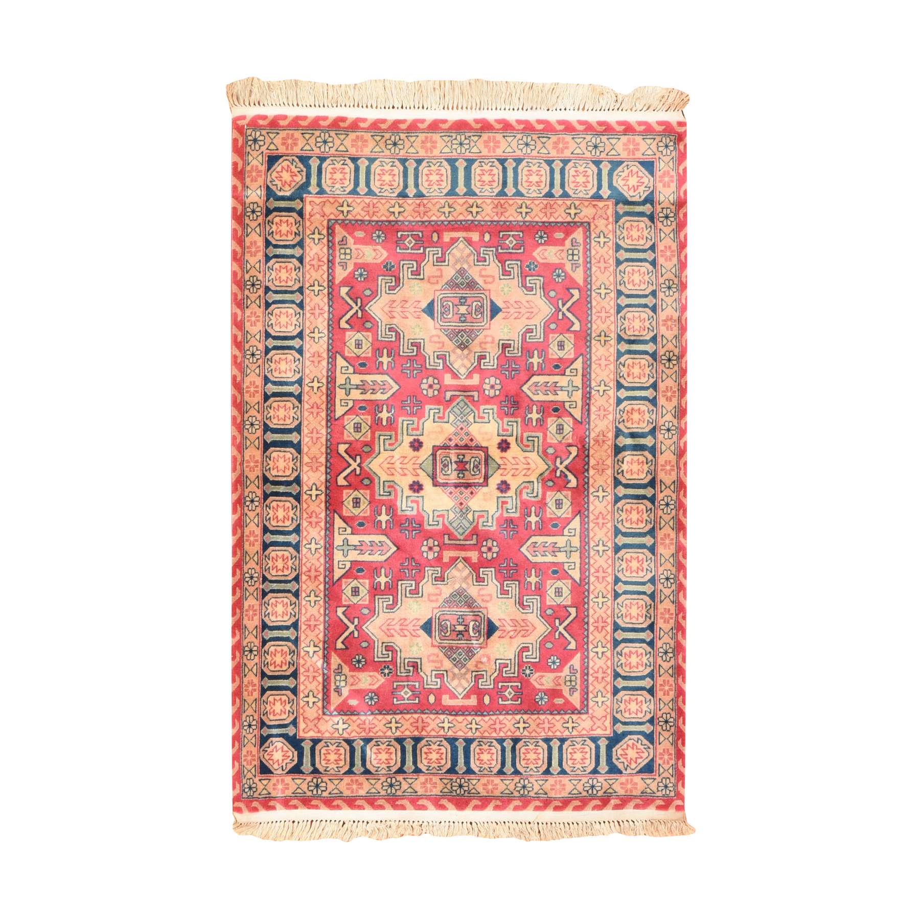 Kazak-Hand-Knotted-Rug-393170