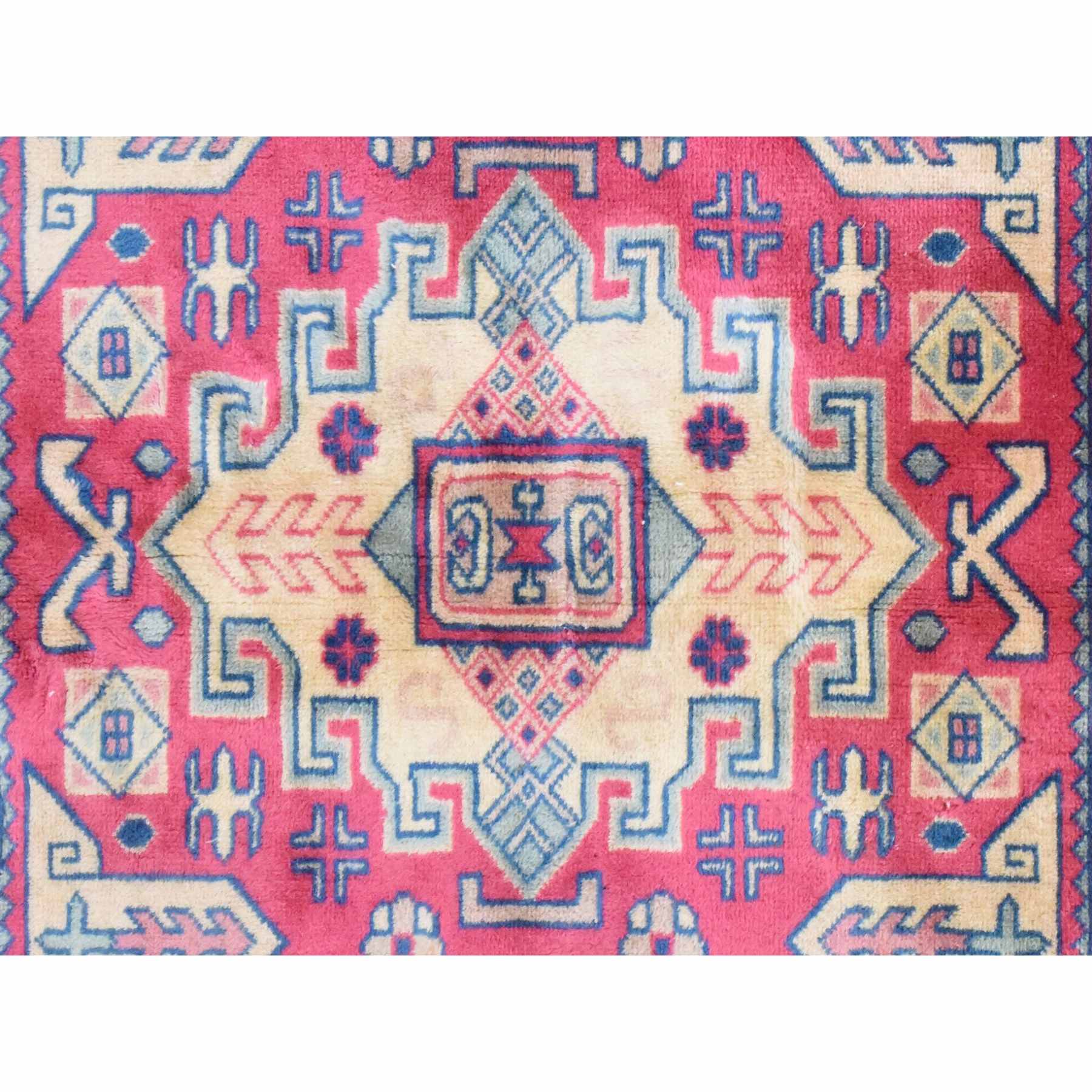 Kazak-Hand-Knotted-Rug-393170