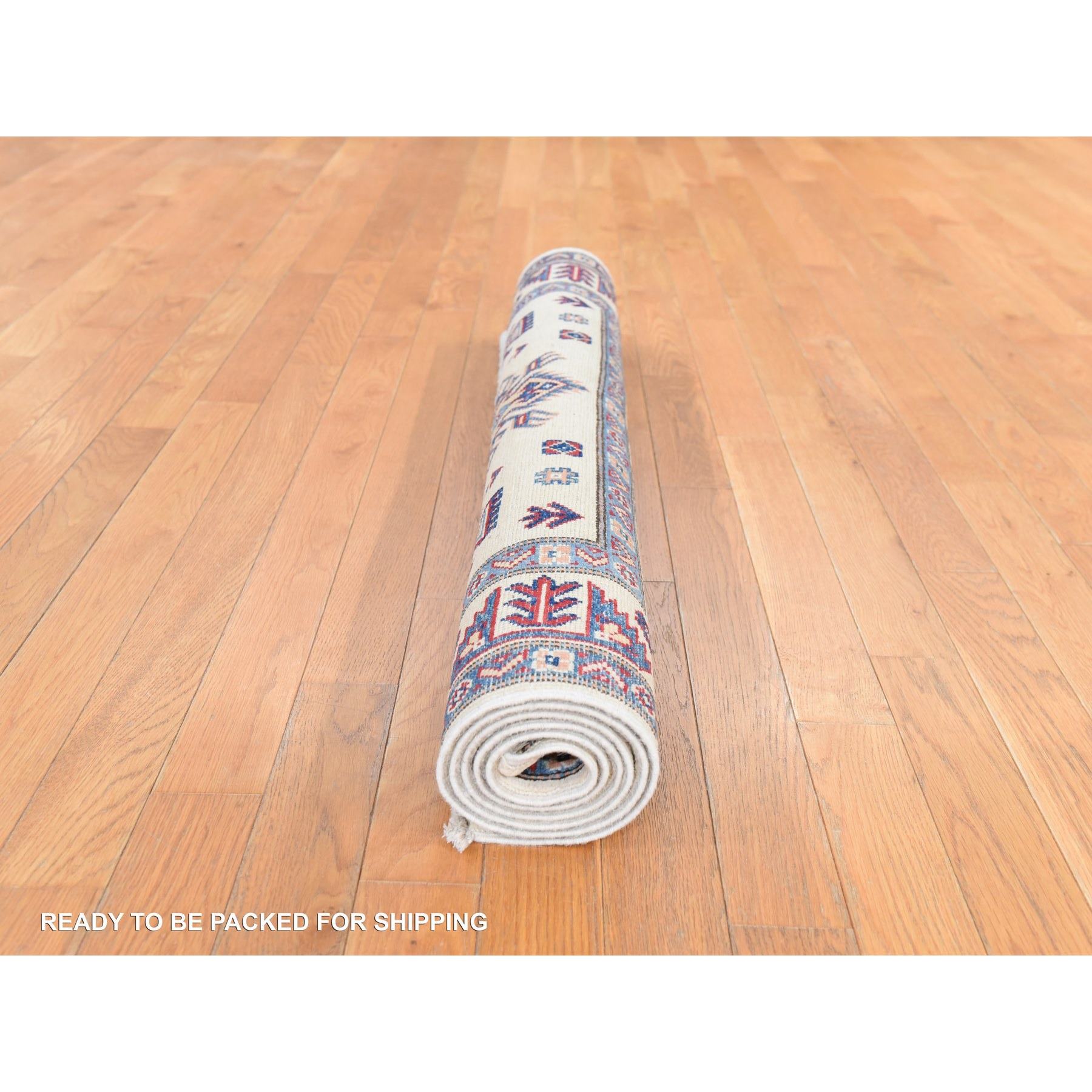Kazak-Hand-Knotted-Rug-393350