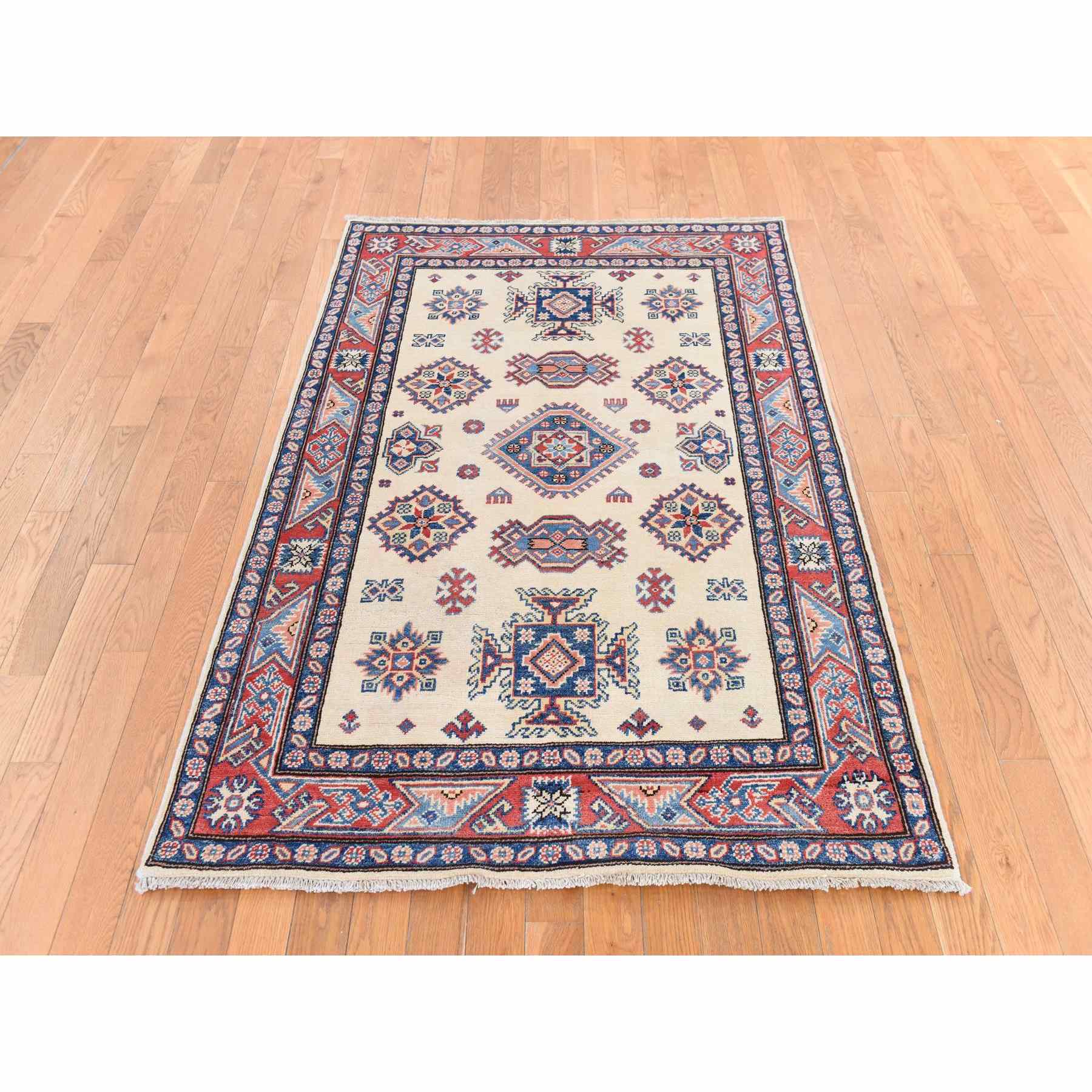 Kazak-Hand-Knotted-Rug-393355