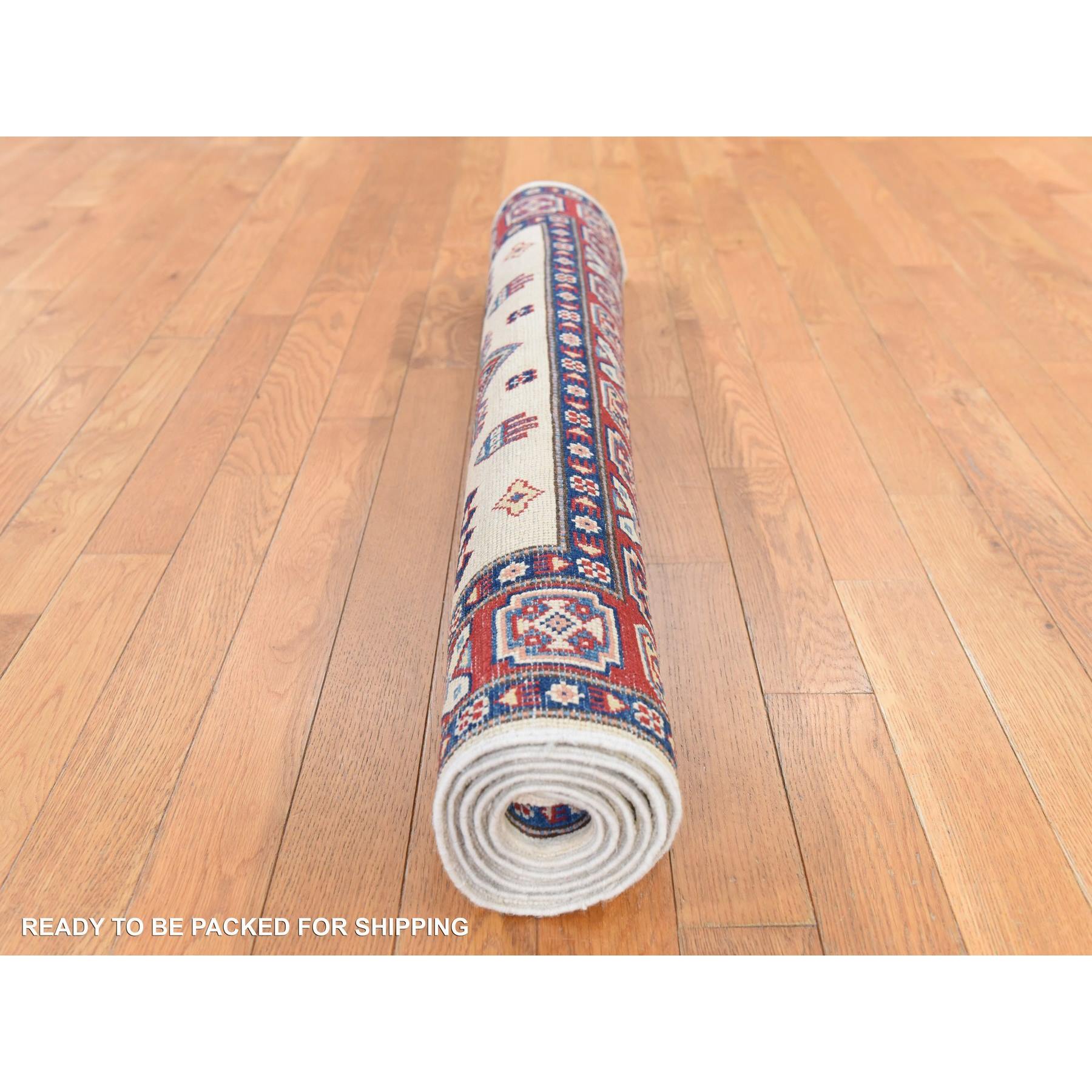 Kazak-Hand-Knotted-Rug-393360