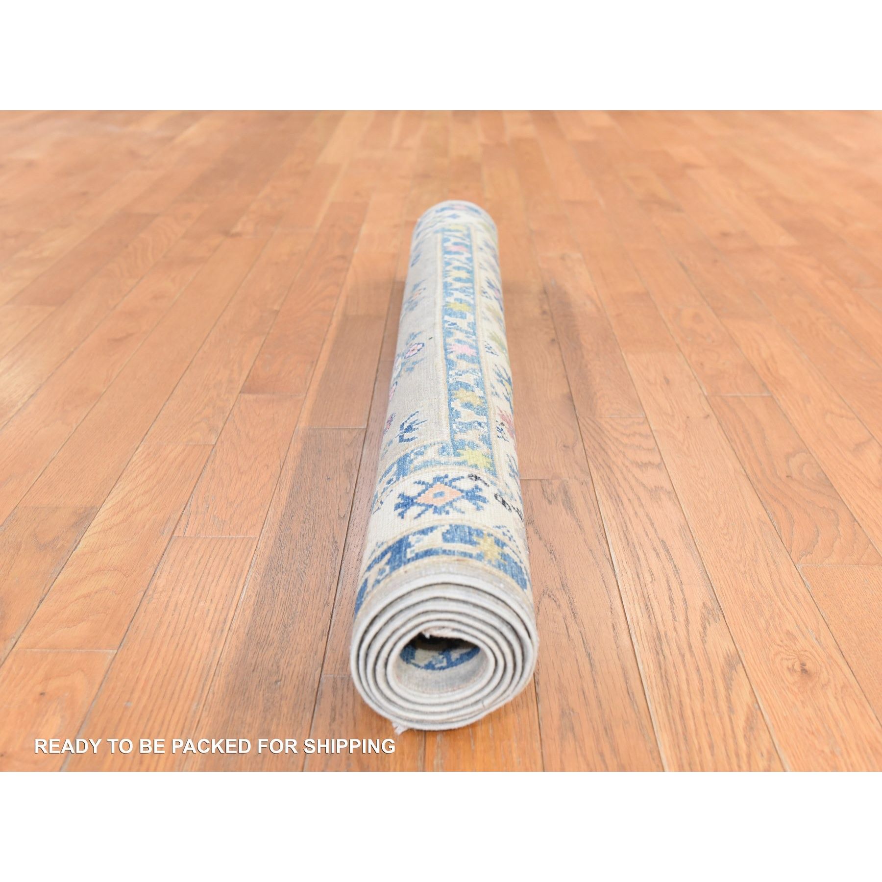 Kazak-Hand-Knotted-Rug-393390