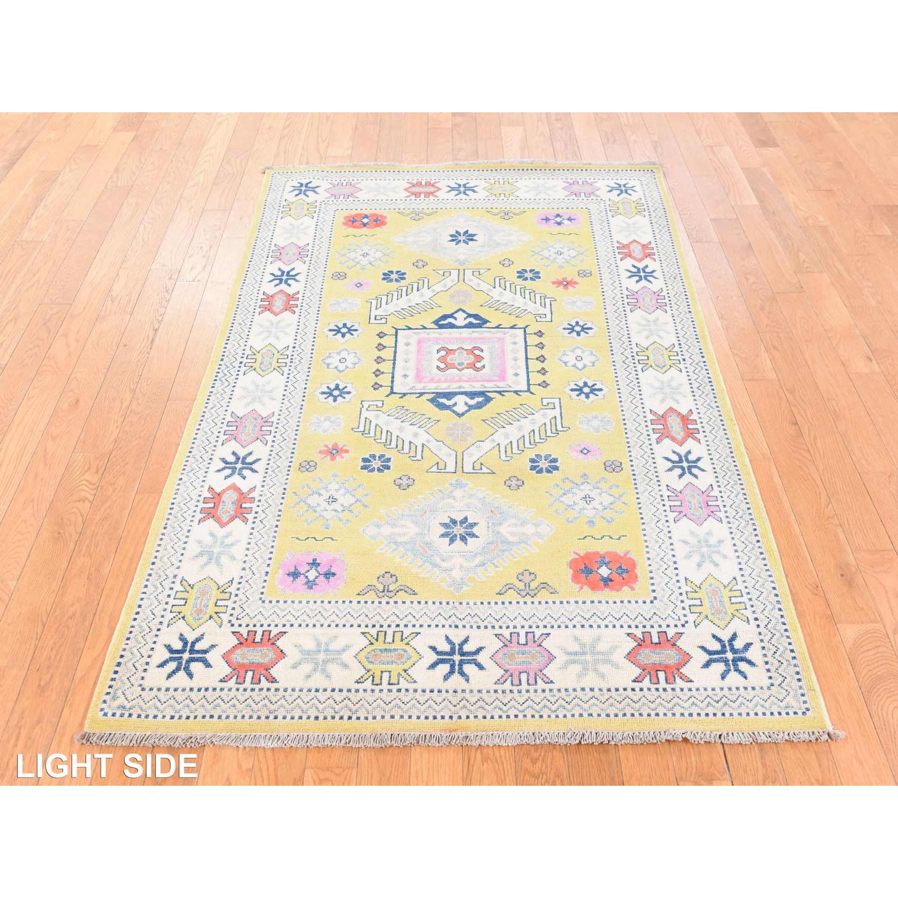 Kazak-Hand-Knotted-Rug-393420